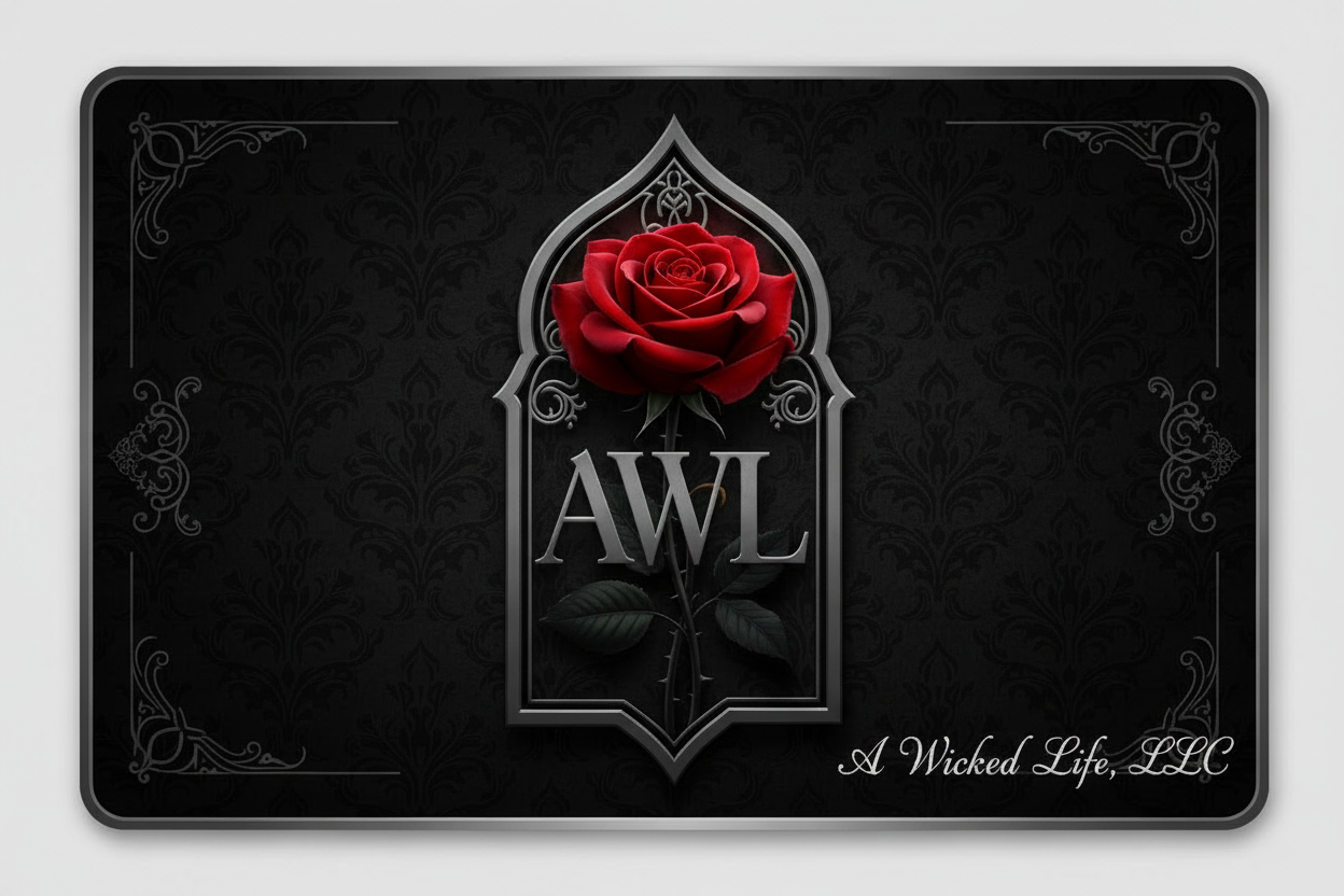 A Wicked Life Gift Card - AWL Rose with Company Name