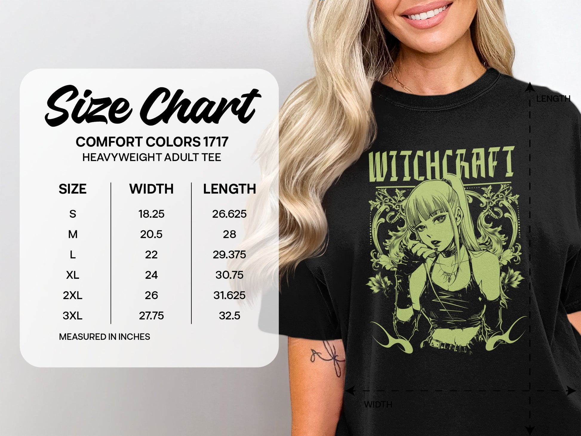 Witchcraft Graphic Design Adult Tee product