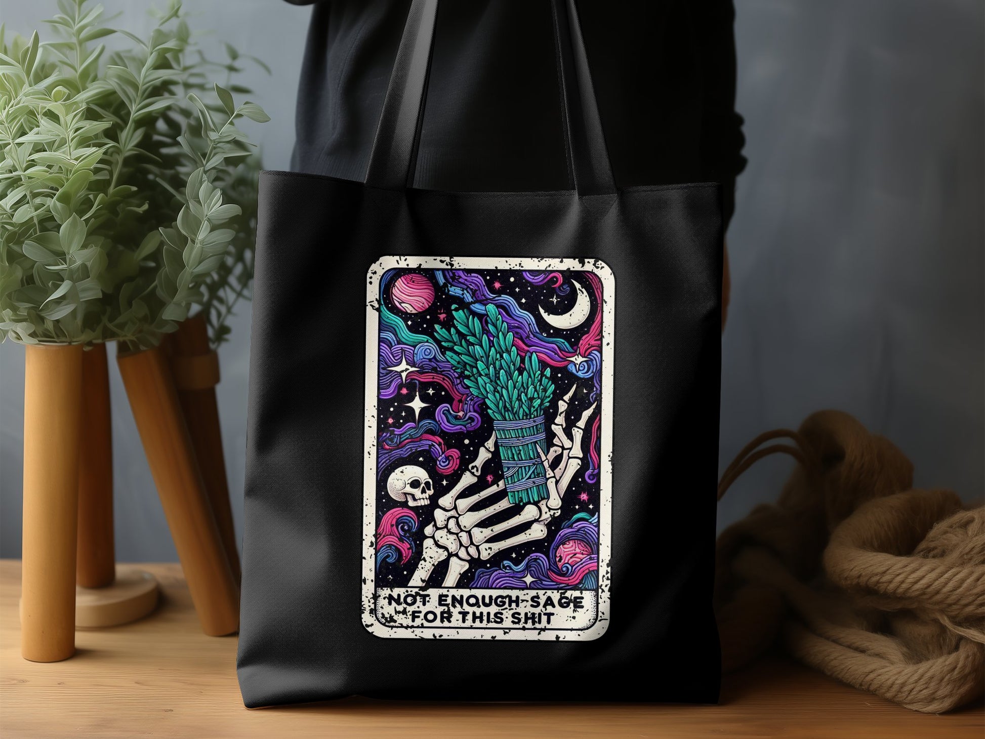 Not Enough Sage For This Shit Unique Tote Bag Product