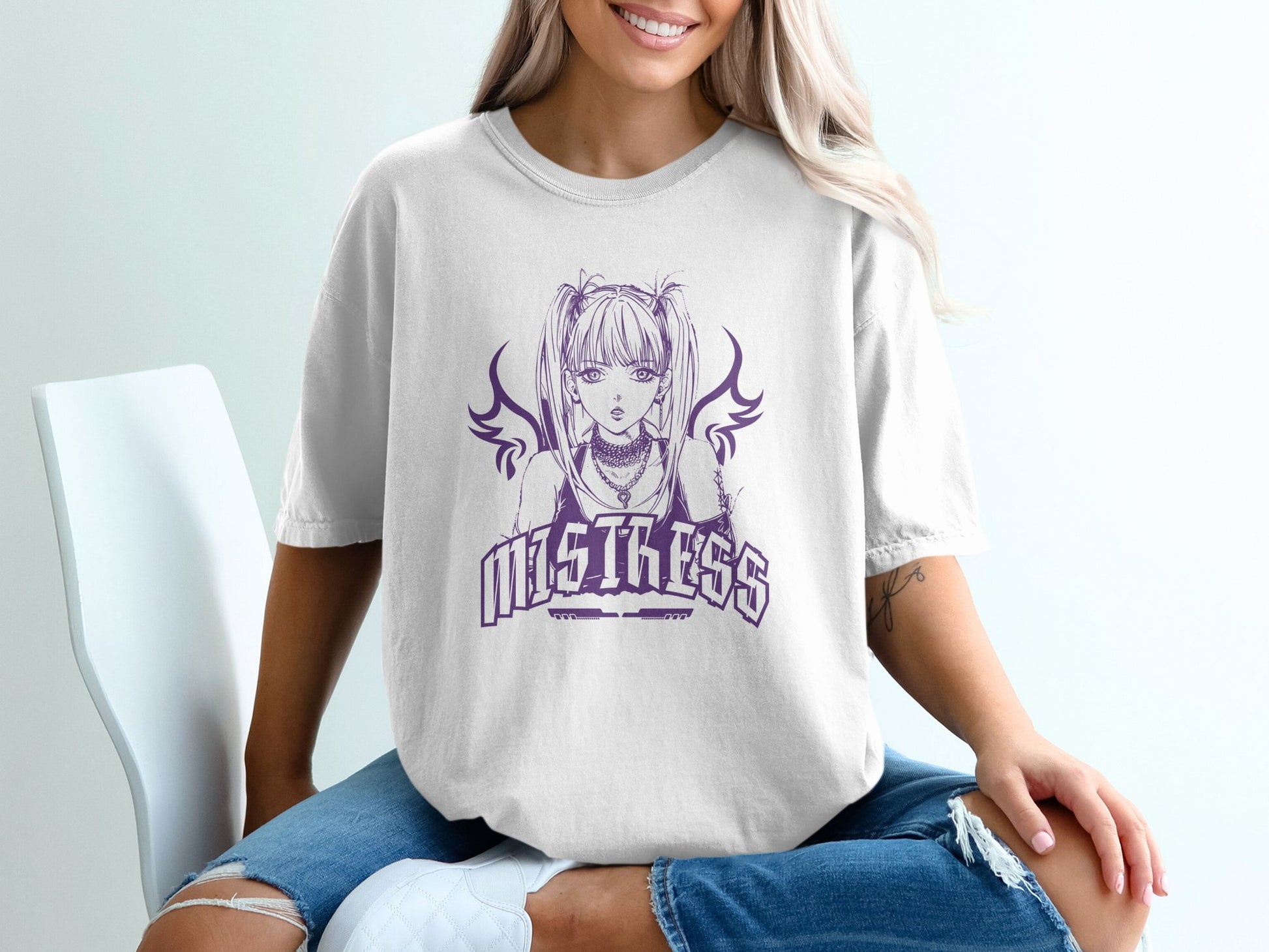 Trendy Graphic Mistress Anime Print Shirt product type