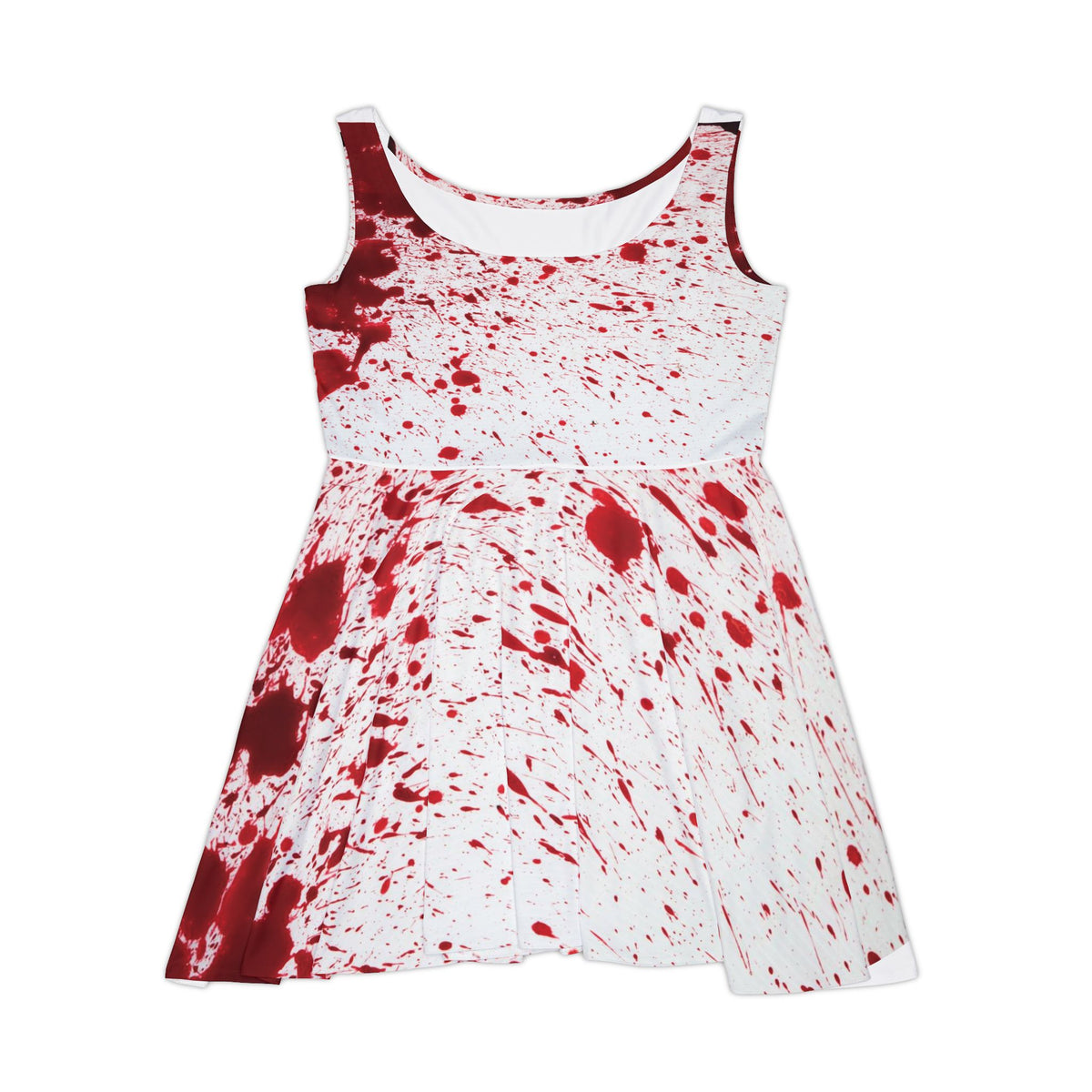 Red Blood Splatter Skater Dress