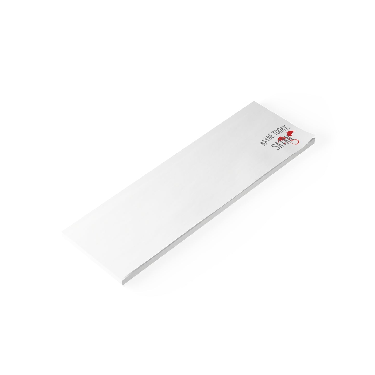 Maybe Today Satan Note Pads - Funny Devil Sticky Notes Office Supplies