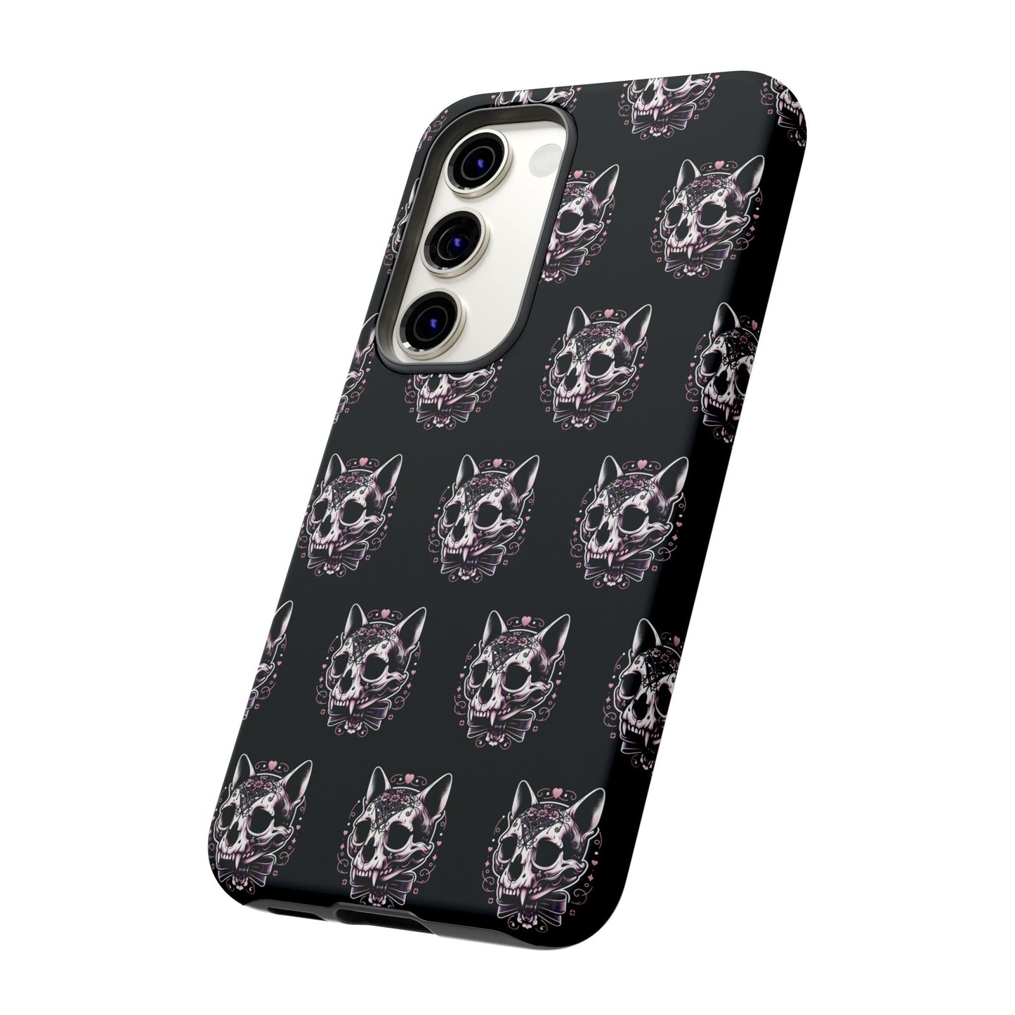 Cat Skull Dark Coquette Phone Case