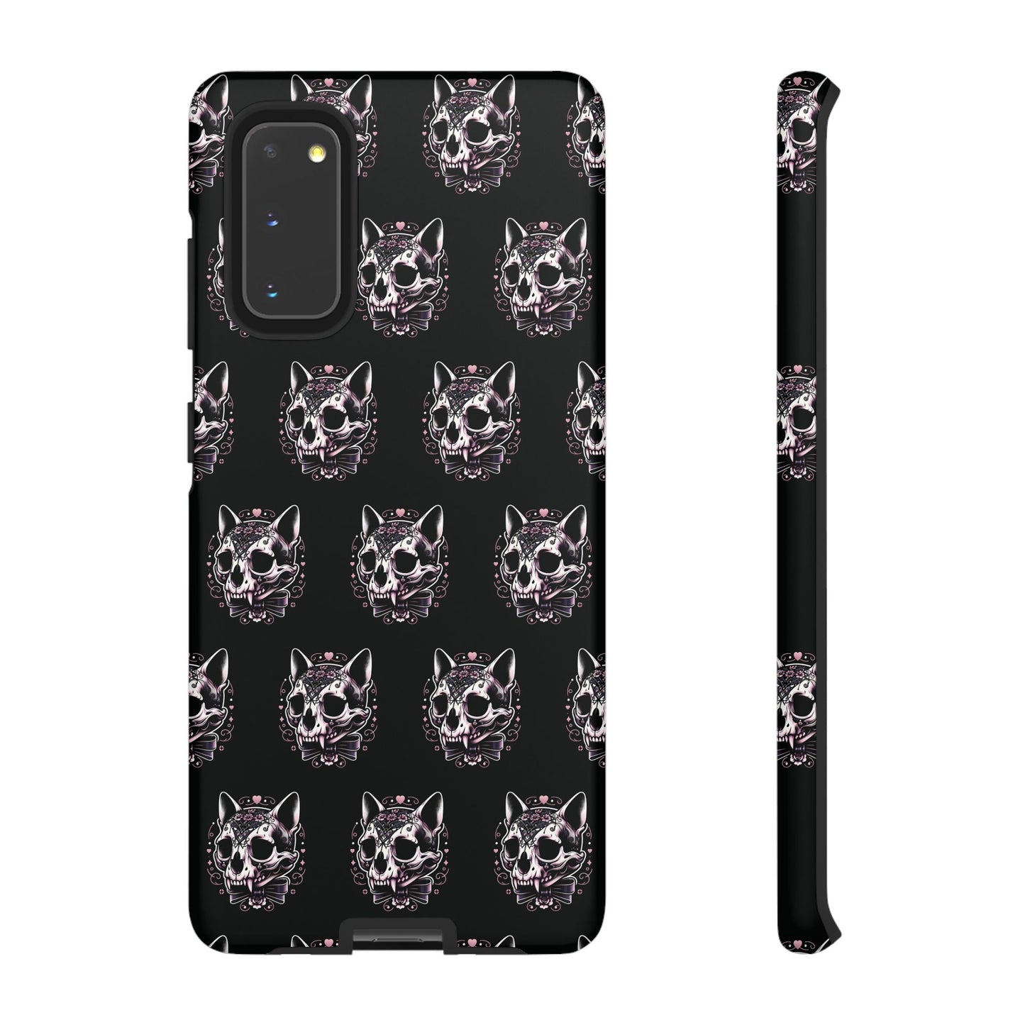 Cat Skull Dark Coquette Phone Case