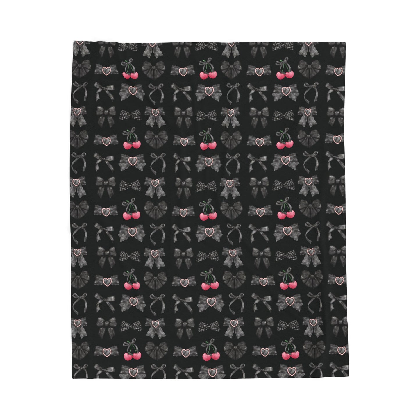 Dark Coquette Velveteen Plush Blanket