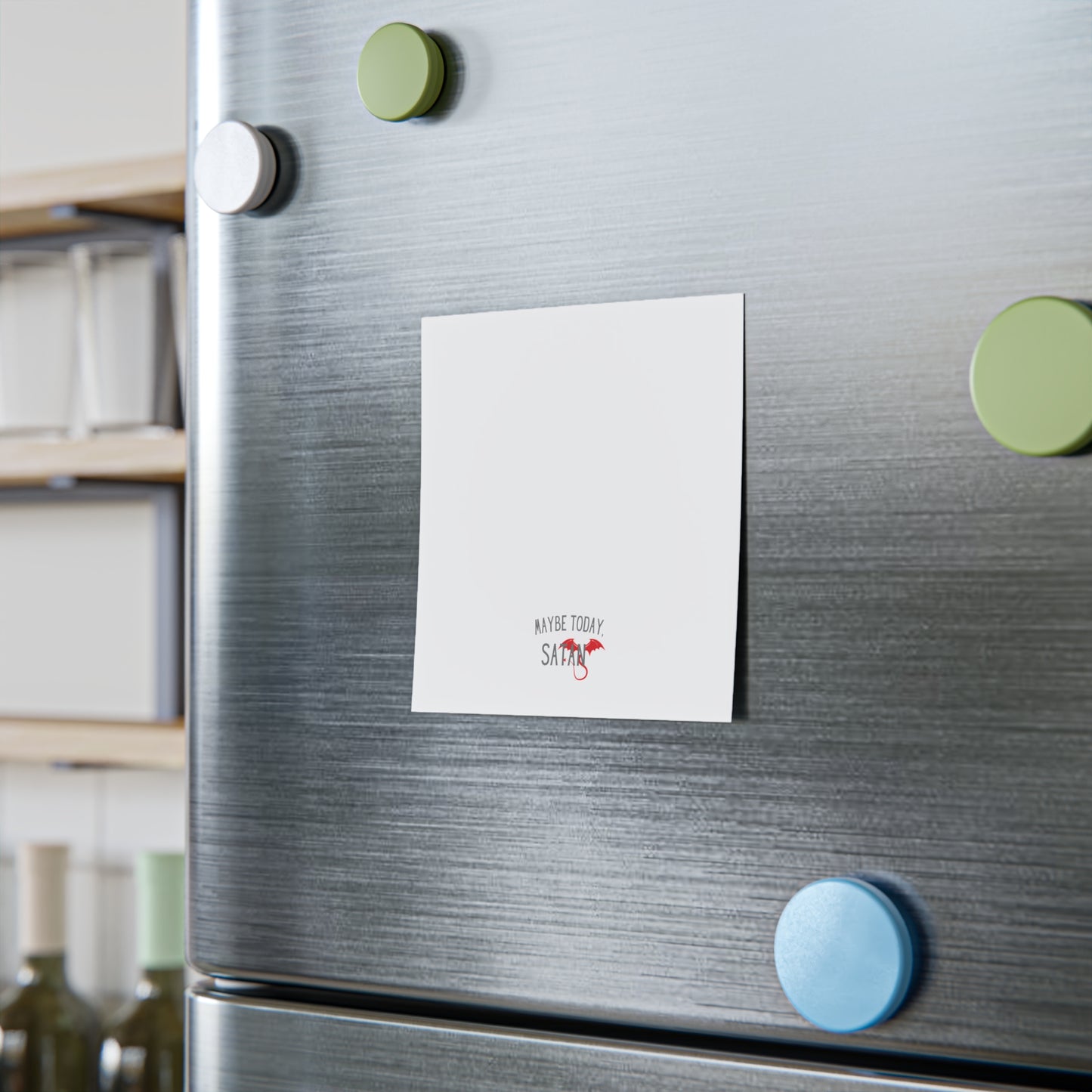 Maybe Today Satan Note Pads - Funny Devil Sticky Notes Office Supplies