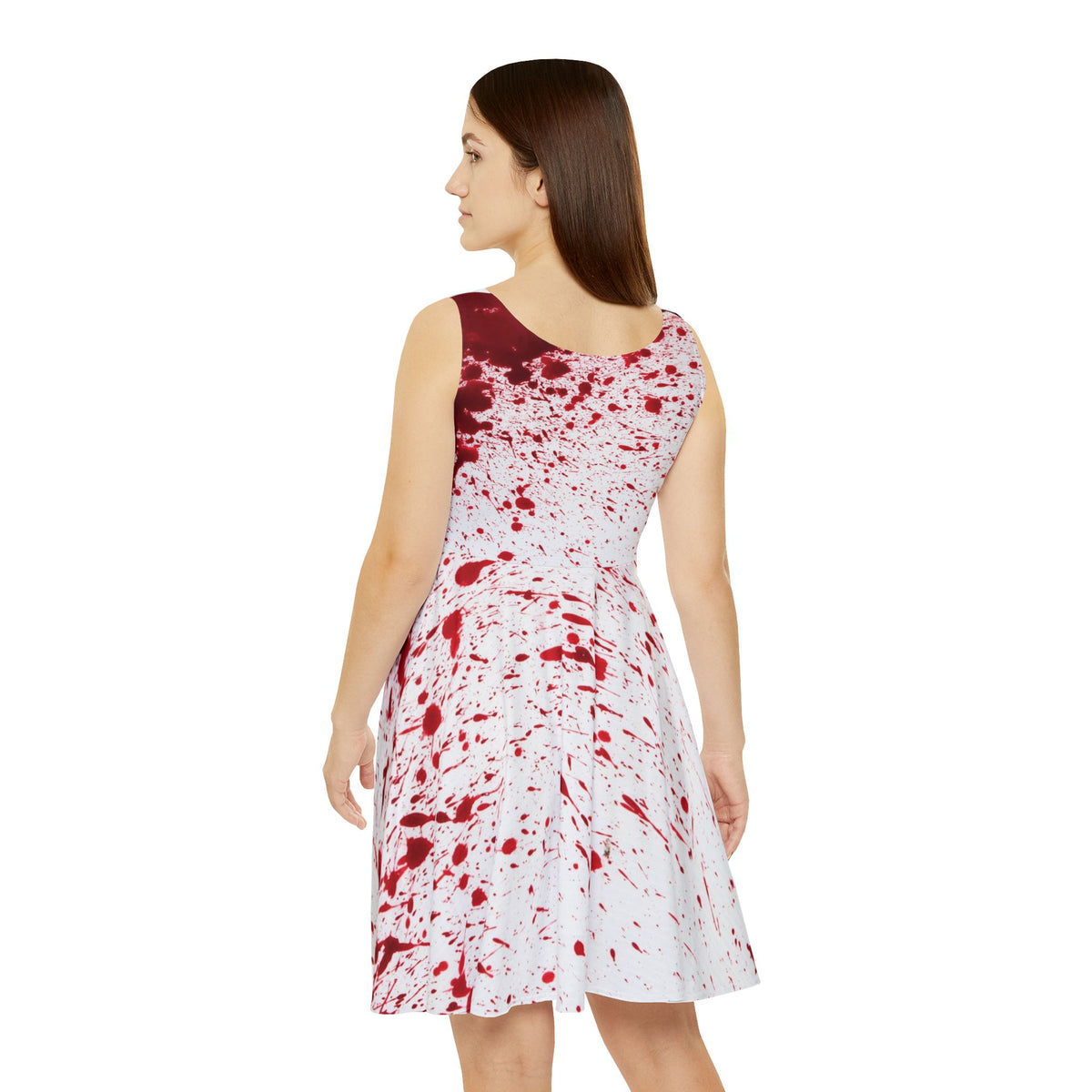 Red Blood Splatter Skater Dress