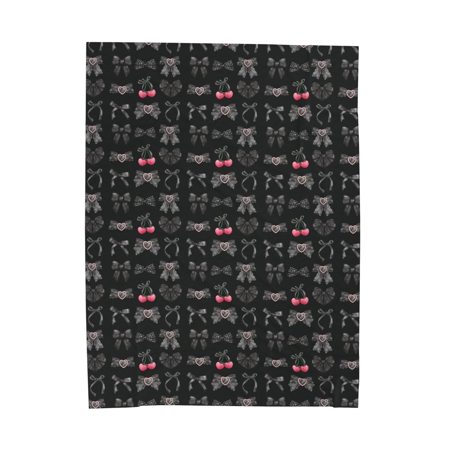Dark Coquette Velveteen Plush Blanket