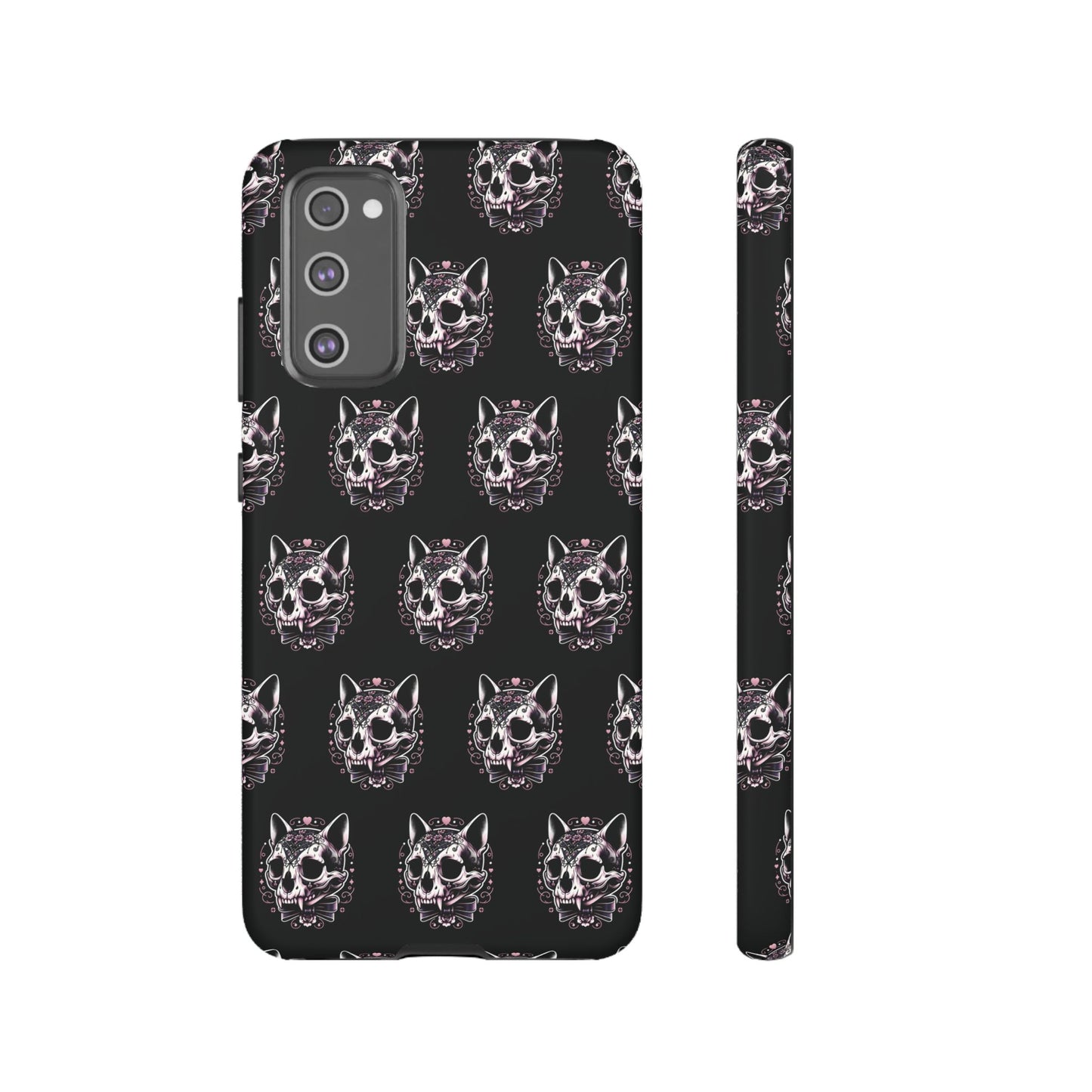 Cat Skull Dark Coquette Phone Case