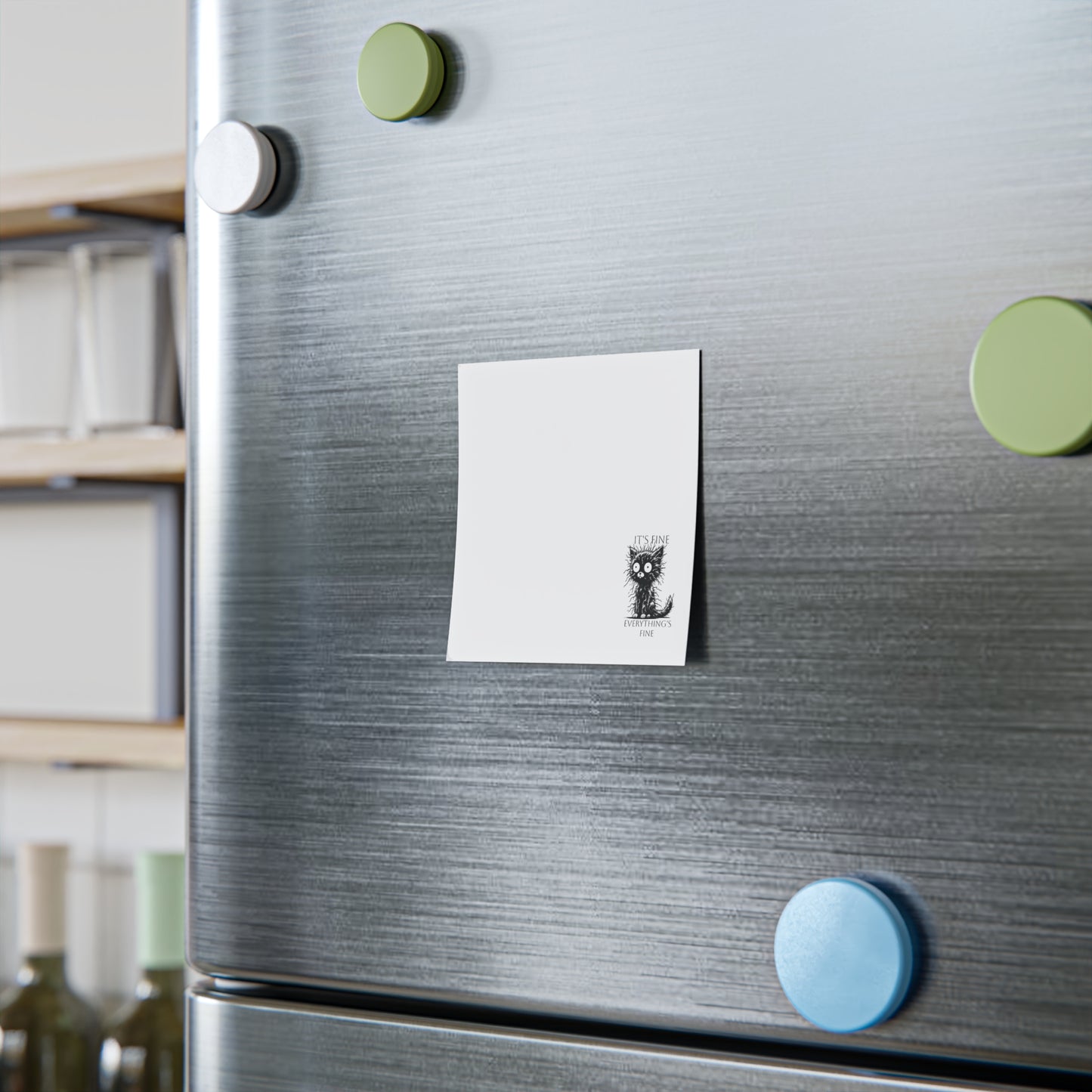 Stressed Cat Note Pads - It's Fine Everything is Fine - Cat Lover Gift