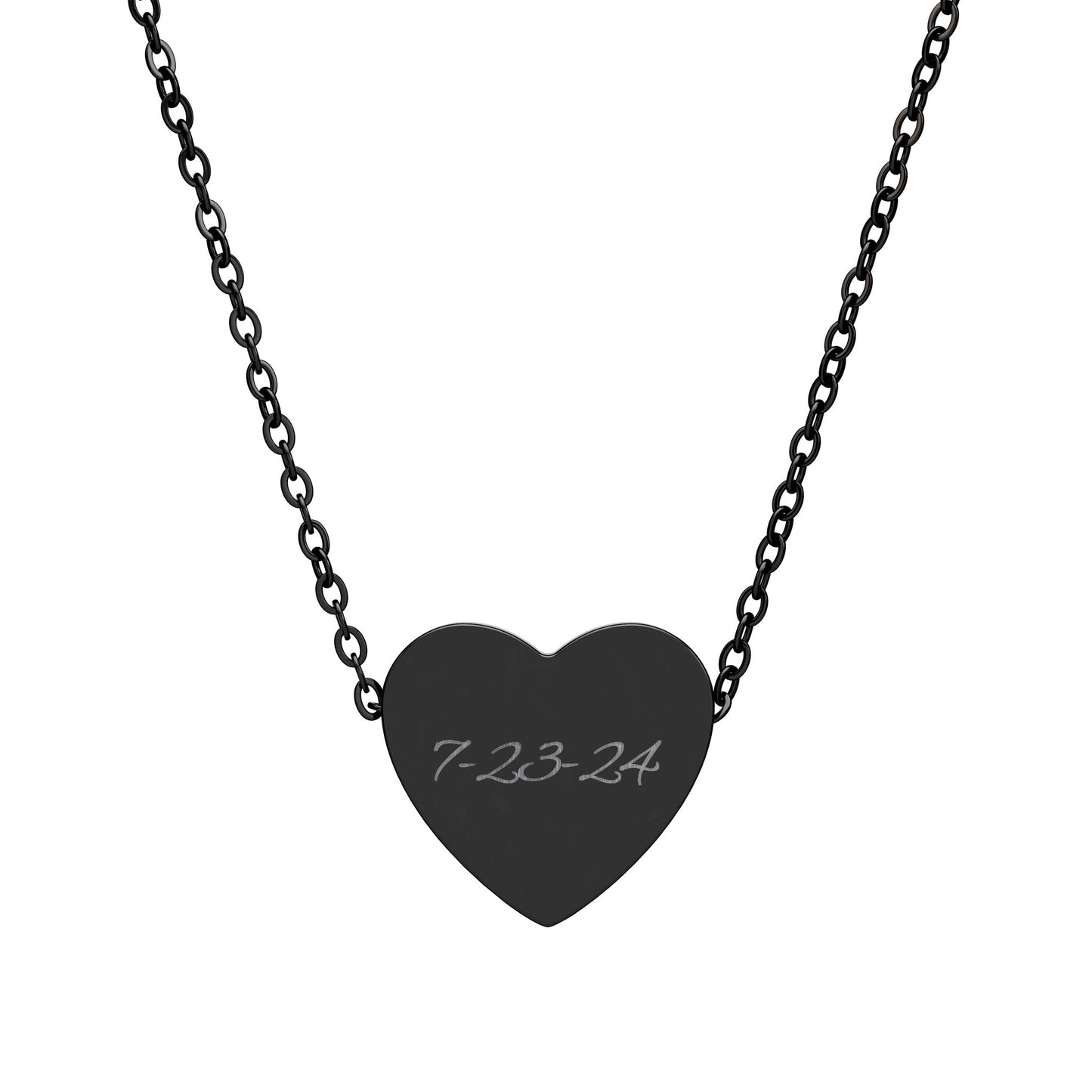Heart Necklace (Engraving)