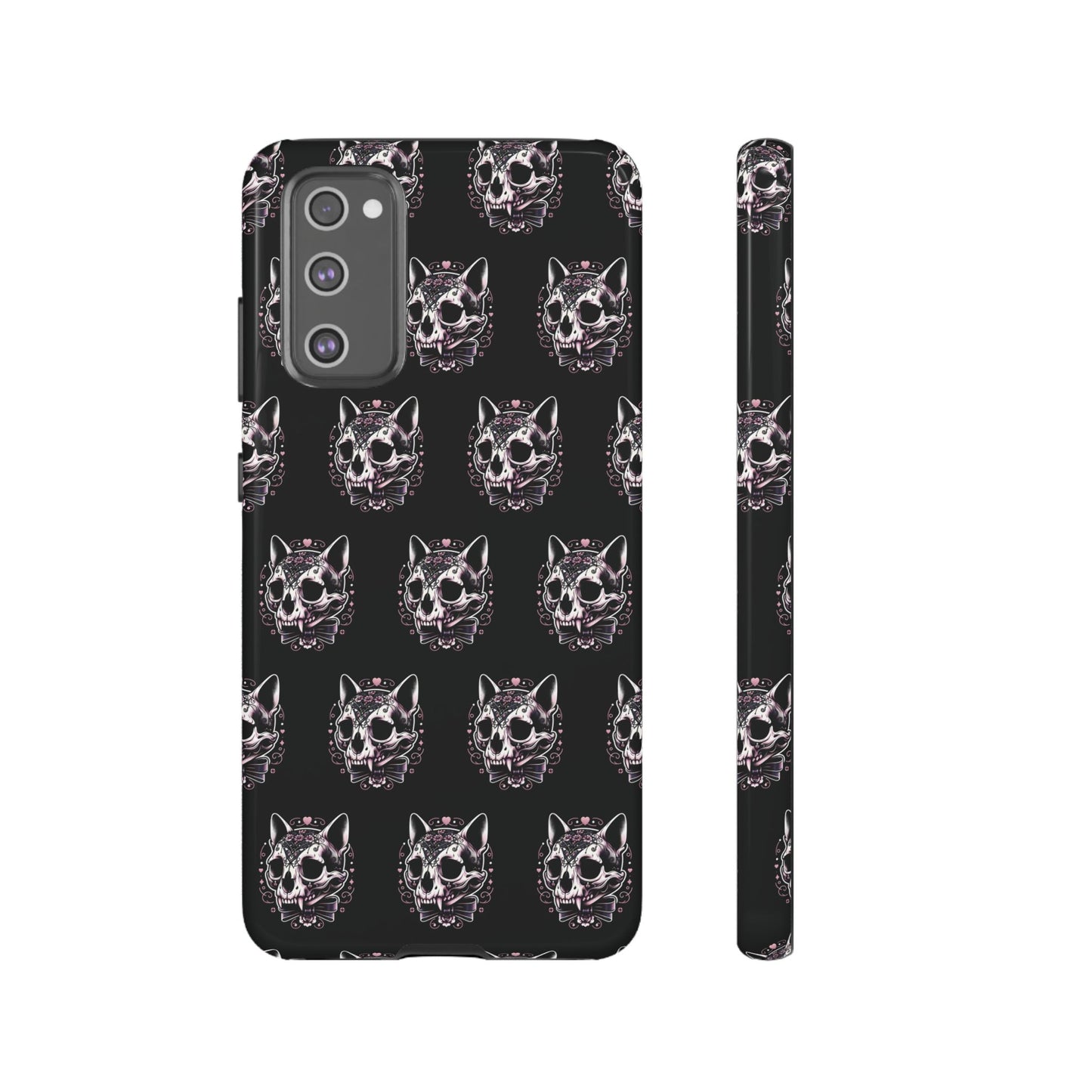 Cat Skull Dark Coquette Phone Case