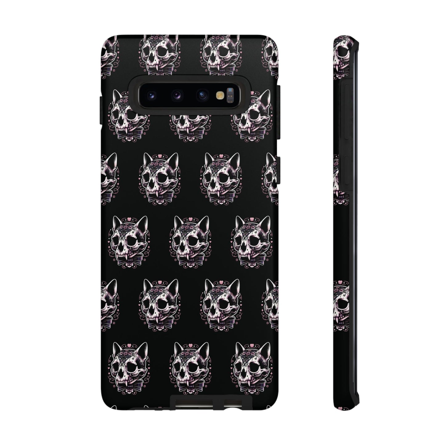 Cat Skull Dark Coquette Phone Case