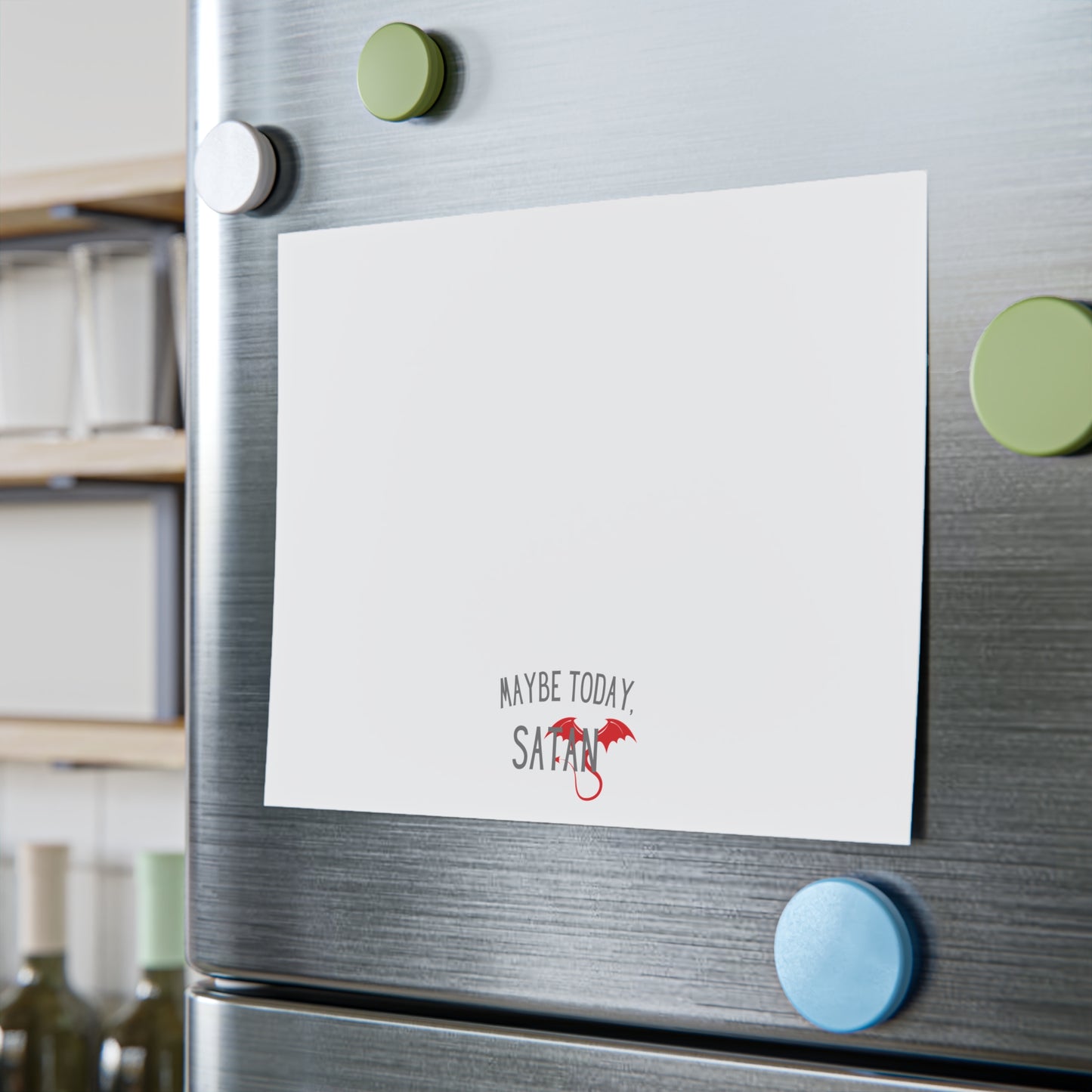 Maybe Today Satan Note Pads - Funny Devil Sticky Notes Office Supplies