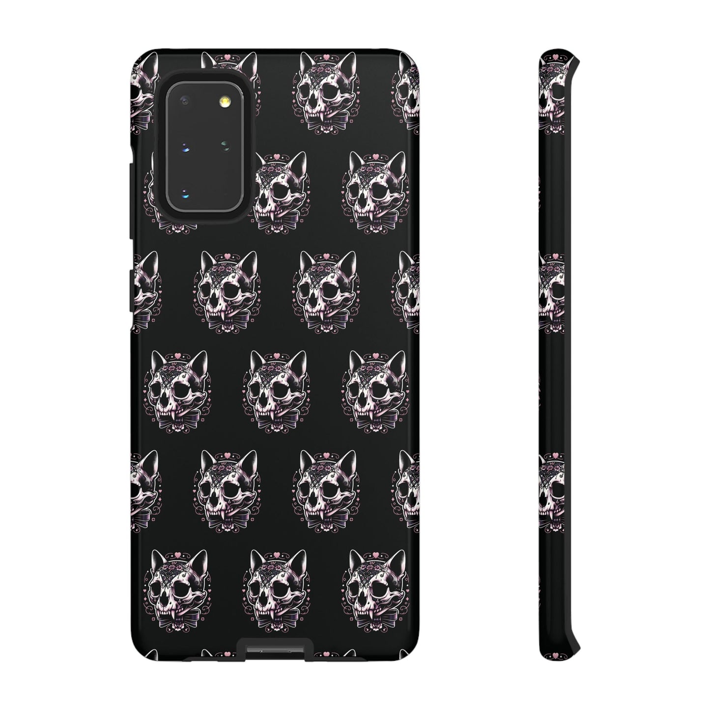 Cat Skull Dark Coquette Phone Case