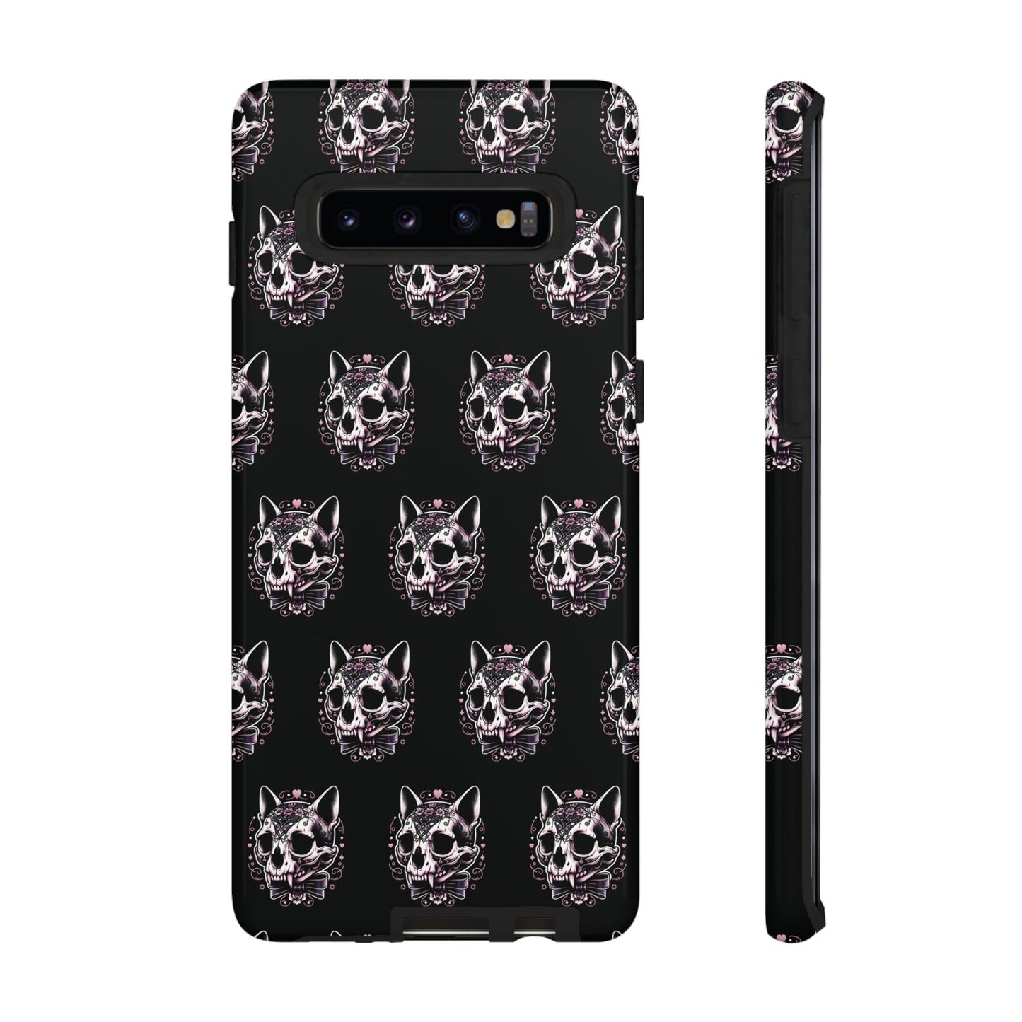 Cat Skull Dark Coquette Phone Case