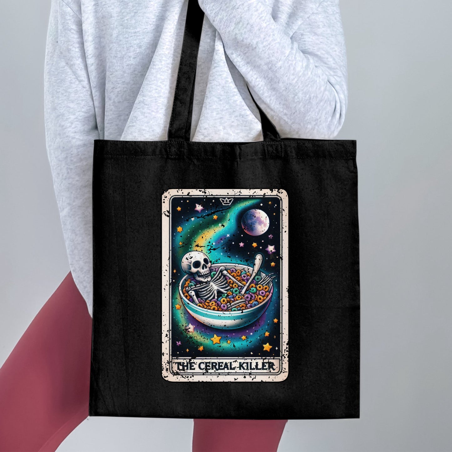 The Cereal Killer Artistic Tote Bag product type