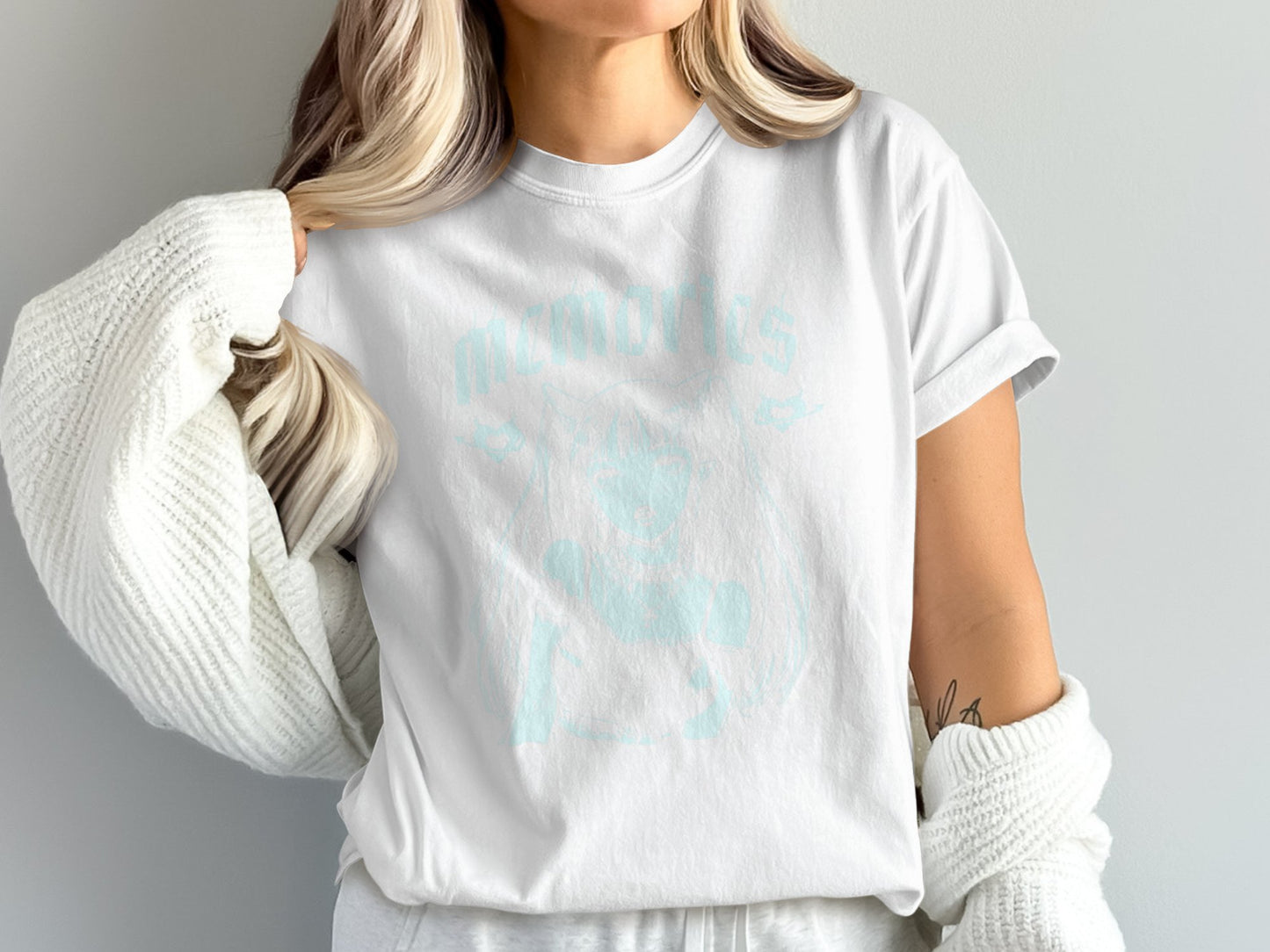 Memories Cute Bear Design Casual Wear T-shirt product type