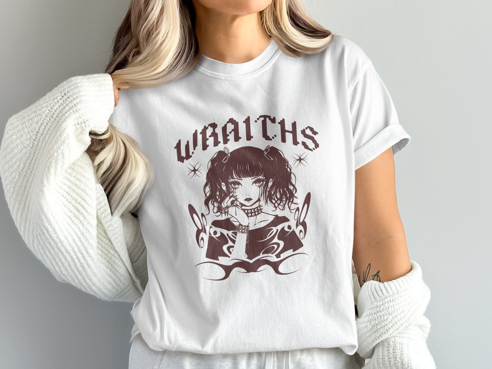 Wraiths Graphic Tee with Anime Art product type