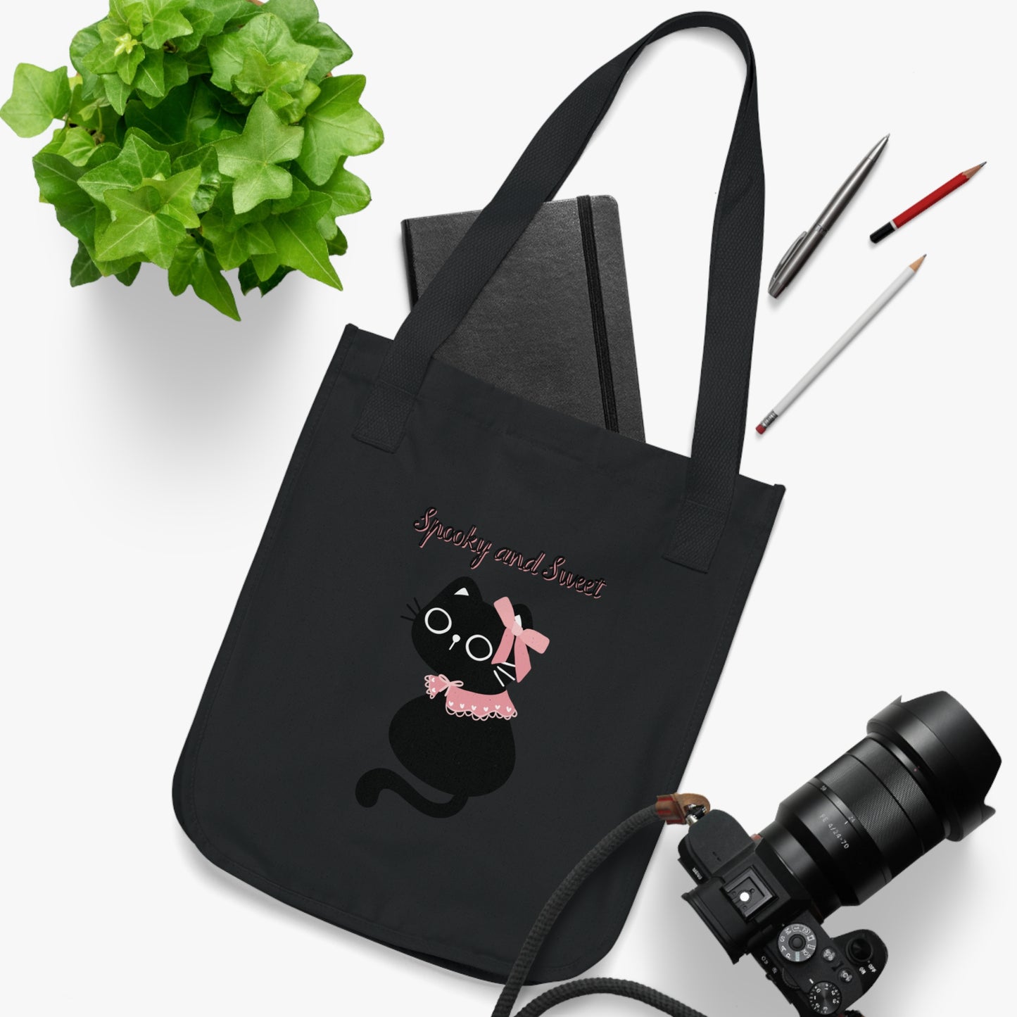 Dark Coquette Organic Canvas Tote Bag