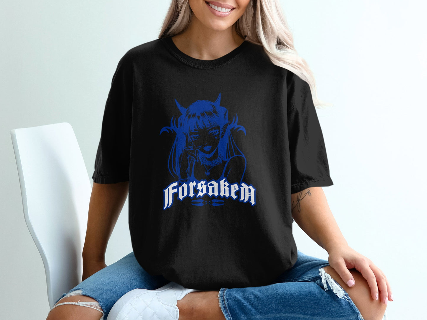 Forsaken Graphic Tee Black Unisex T-shirt Product