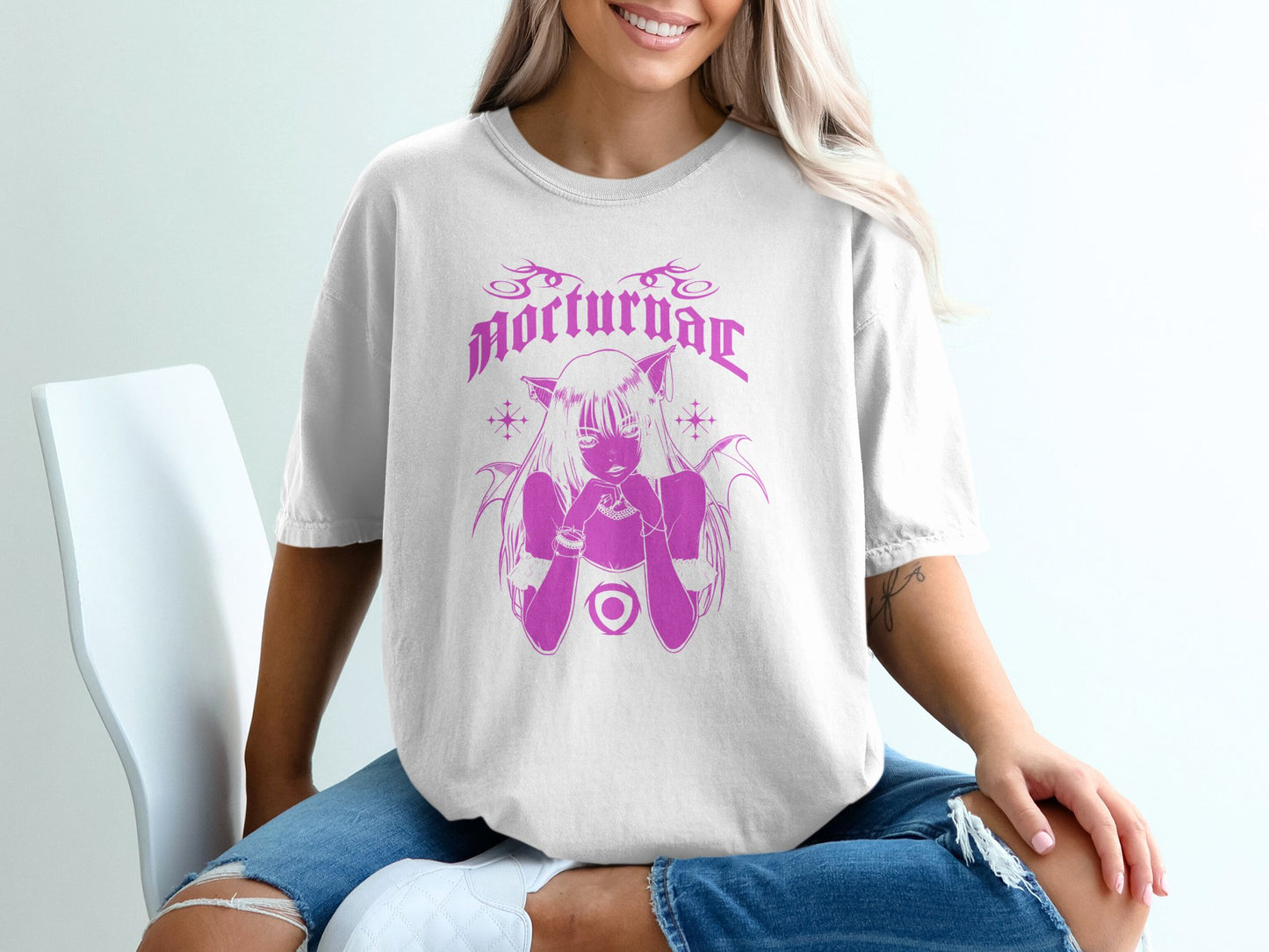 Nocturiac Anime Character Graphic T-shirt product