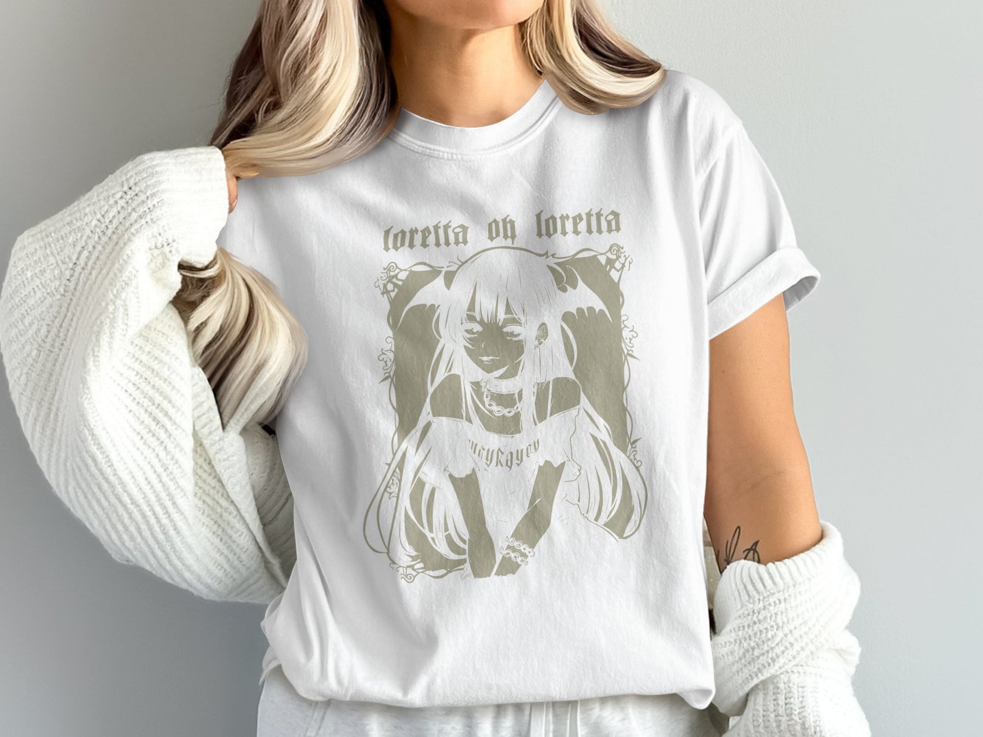 Loretta Oh Loretta Graphic White T-Shirt product
