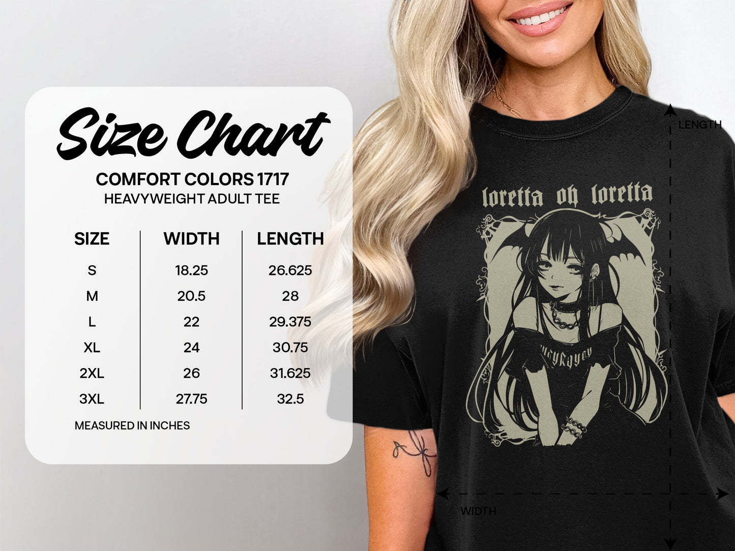 Loretta Graphic Print Heavyweight Adult Tee product
