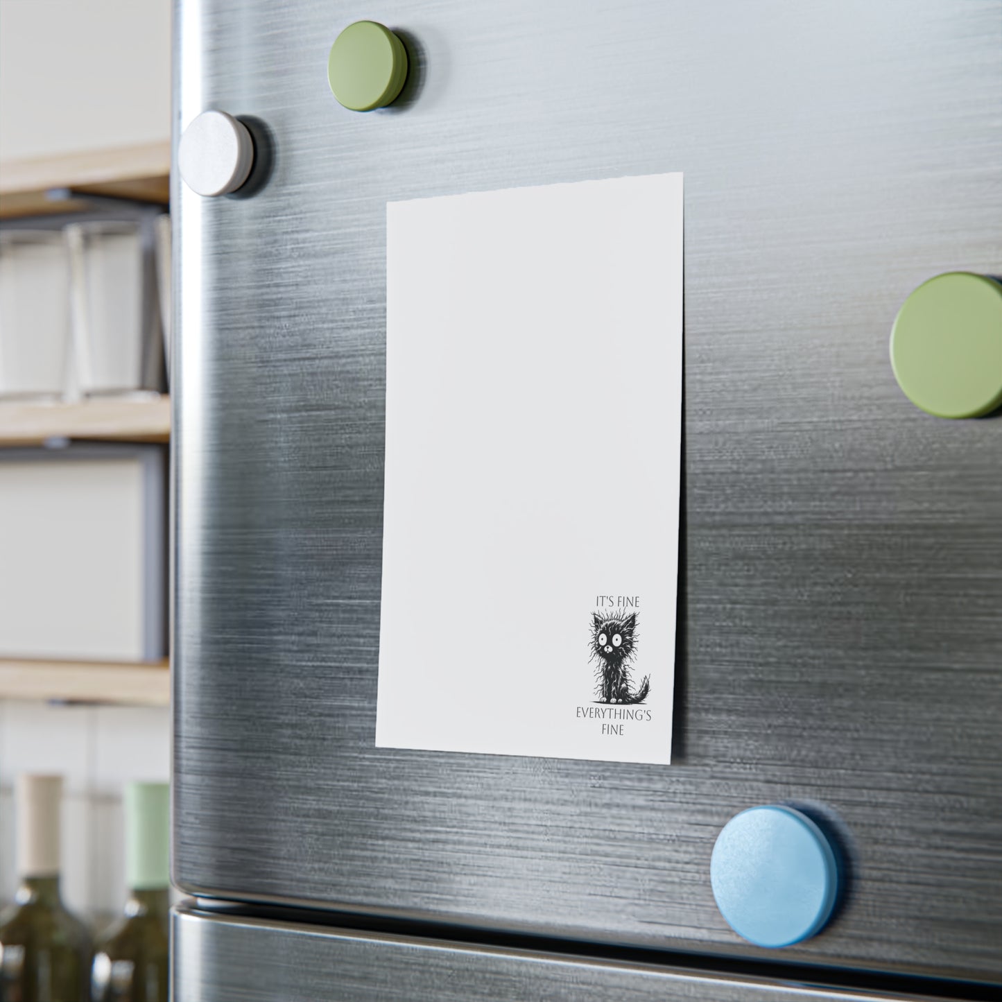 Stressed Cat Note Pads - It's Fine Everything is Fine - Cat Lover Gift