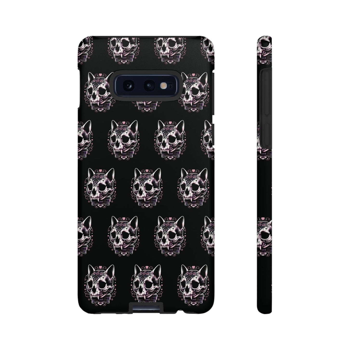 Cat Skull Dark Coquette Phone Case