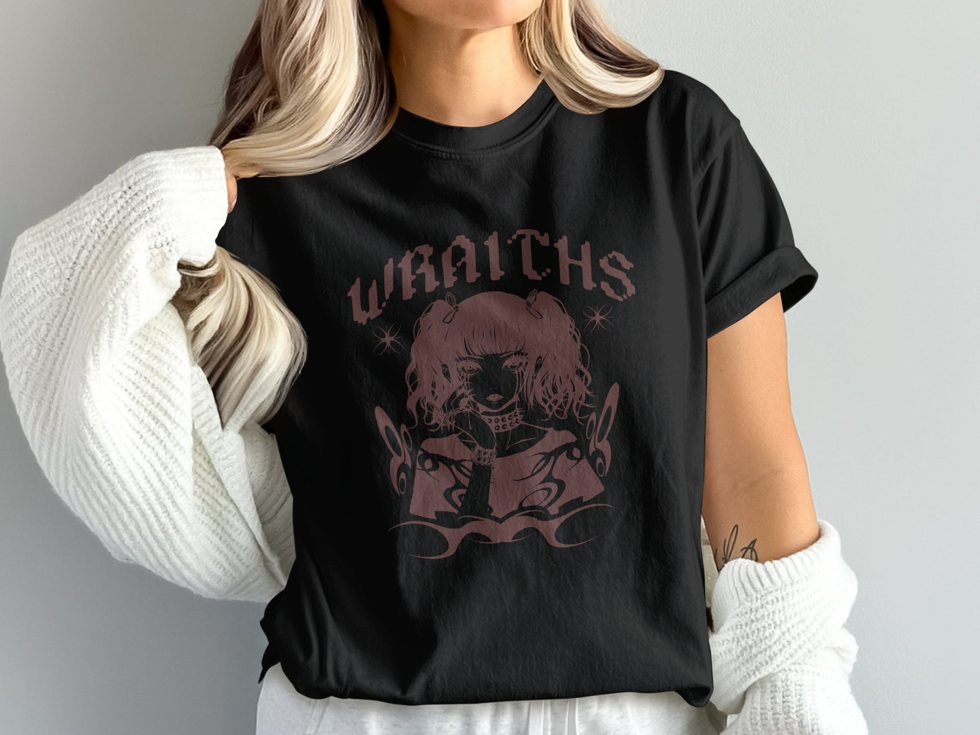 Wraiths Gothic Design Printed T-shirt product type