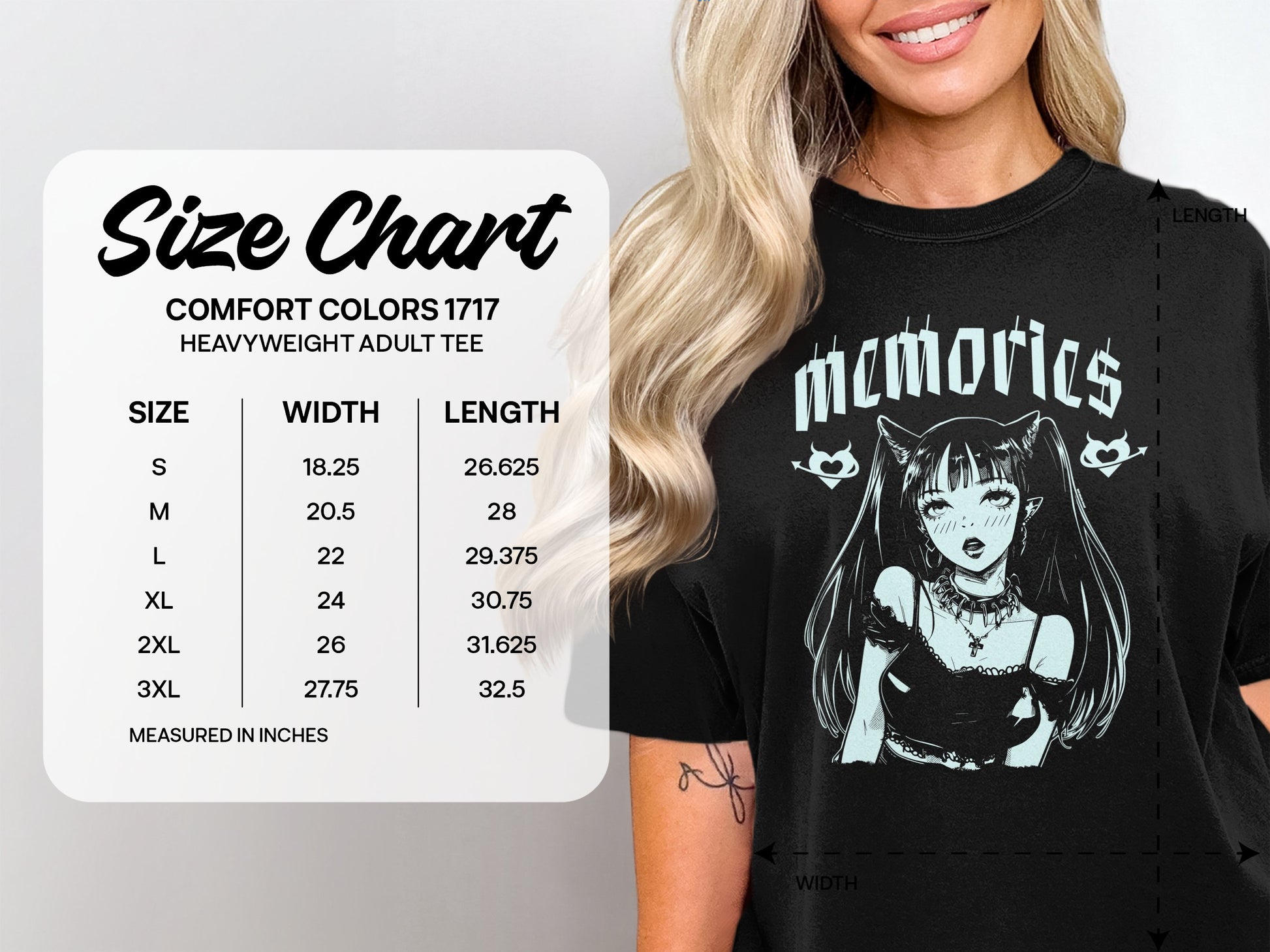 Memories Anime Design Heavyweight Adult Tee product type