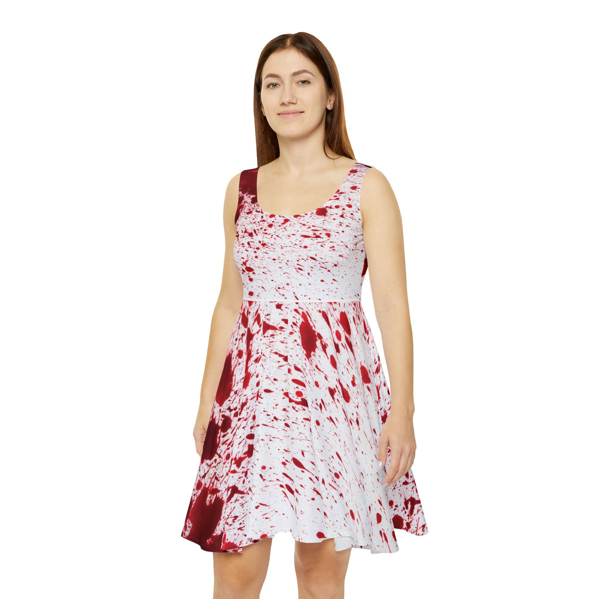 Red Blood Splatter Skater Dress