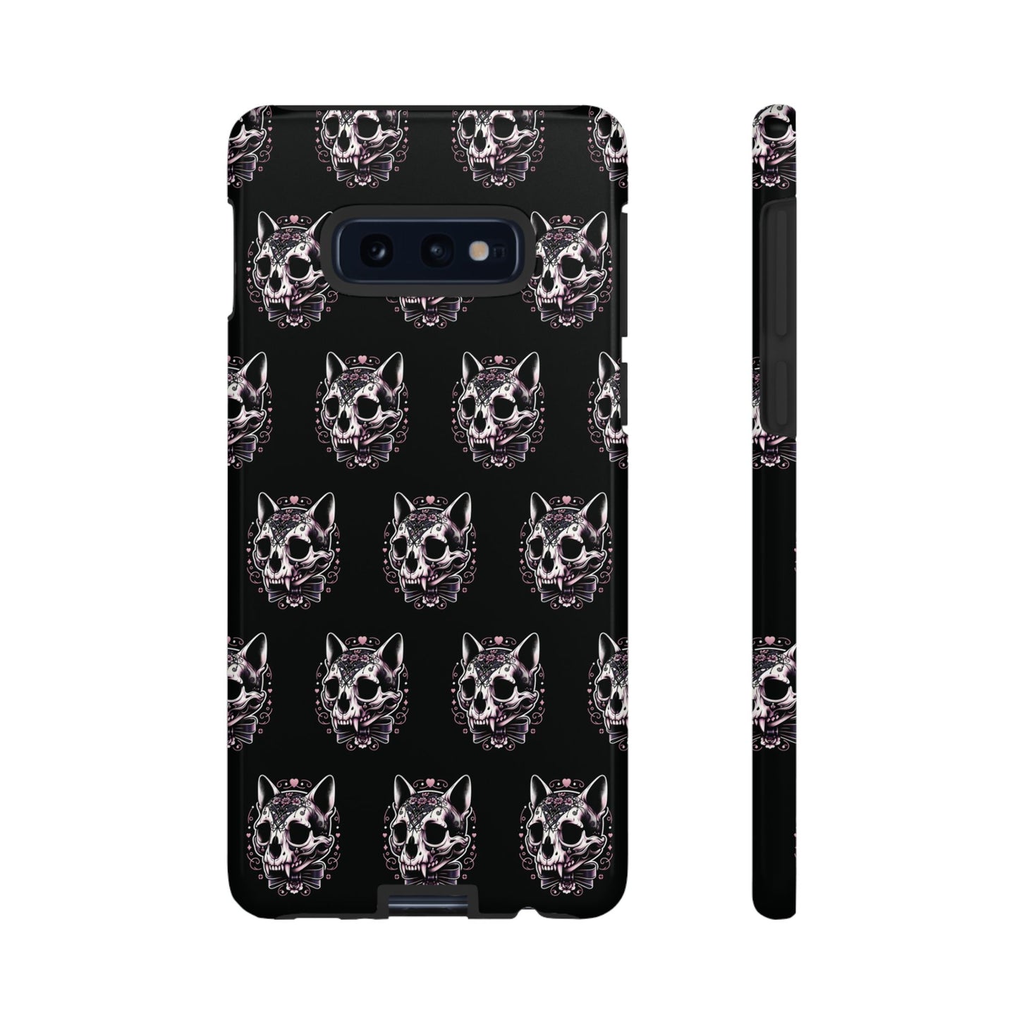 Cat Skull Dark Coquette Phone Case
