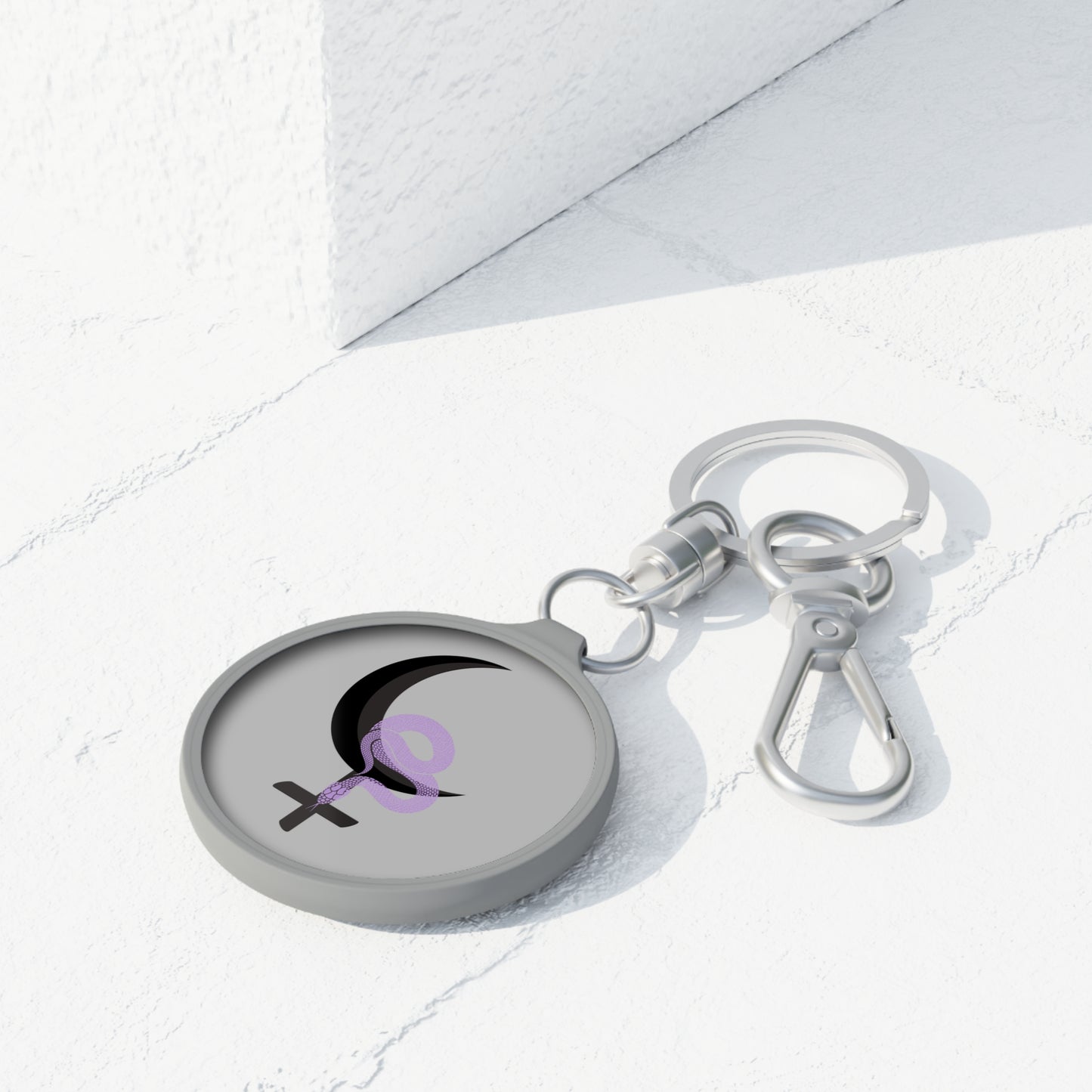Lilith Darkmoon Keyring | Occult Keychain Accessory