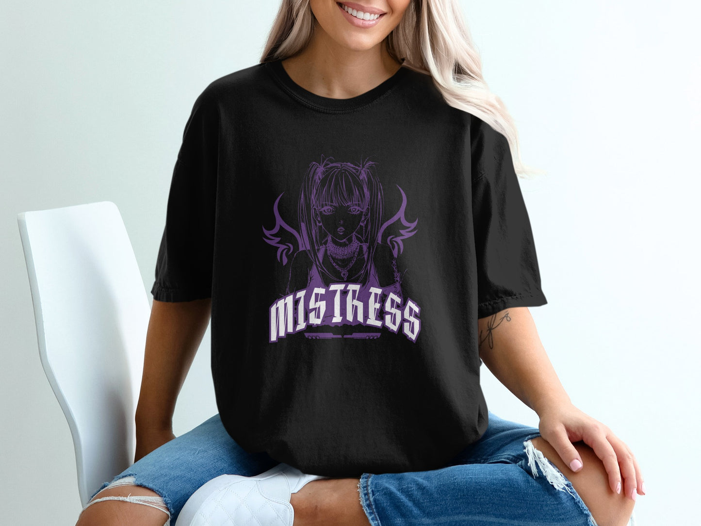 Mistress Graphic Anime Illustration Tee product