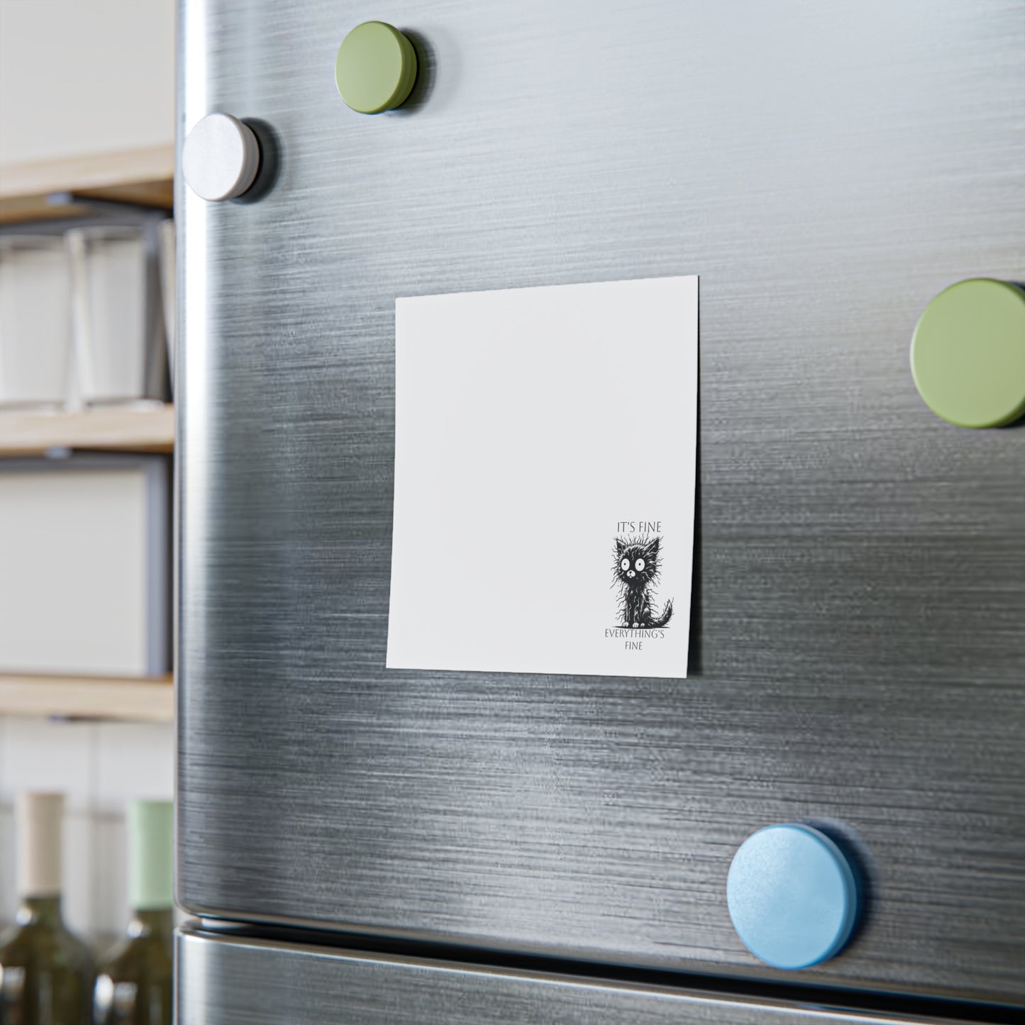 Stressed Cat Note Pads - It's Fine Everything is Fine - Cat Lover Gift