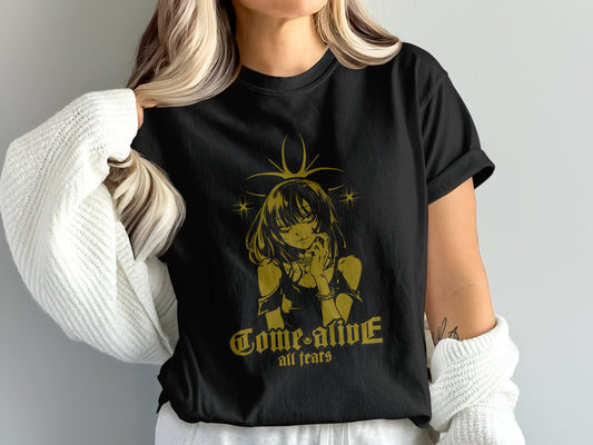 Anime Style Come Alive All Fears Graphic T-shirt product