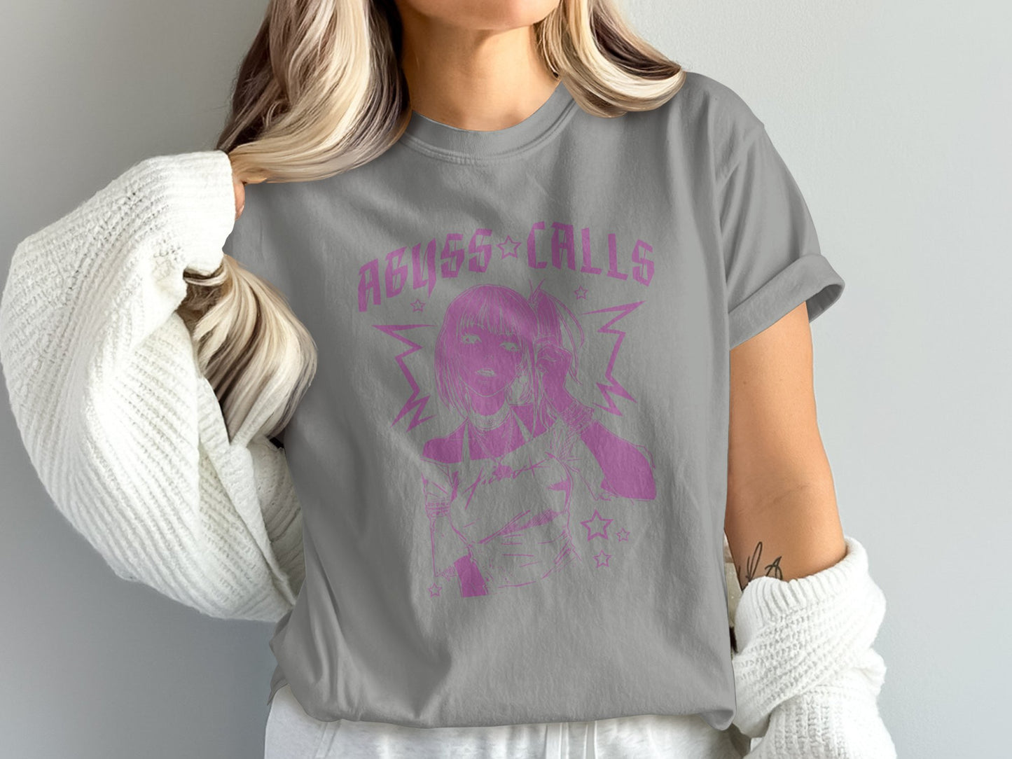 Abyss Calls Graphic Tee Trendy Casual Shirt product type