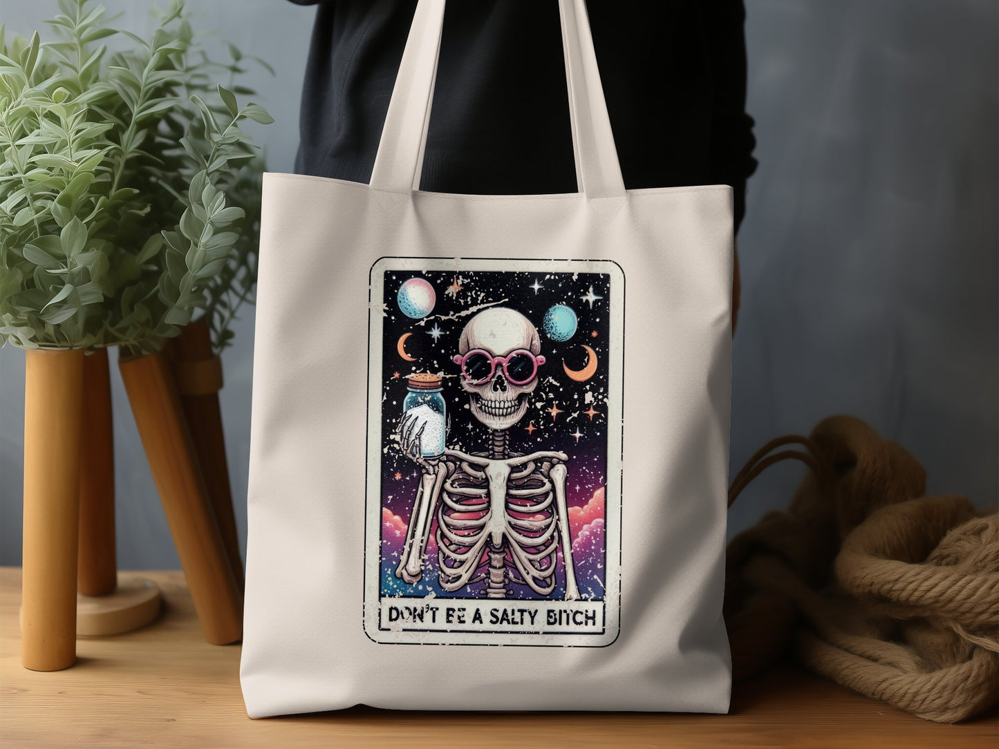 Don't Be a Salty Bitch Skeleton Graphic Bag product type