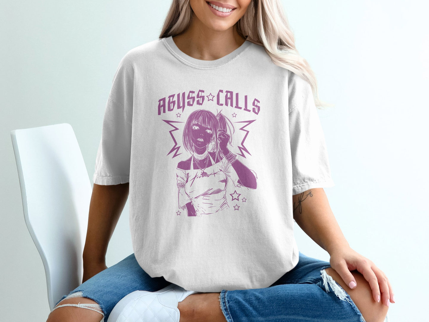 Abyss Calls Anime Character T-Shirt product