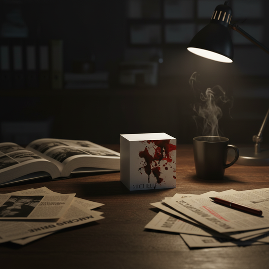 Blood Splatter Note Cube Lifestyle 1