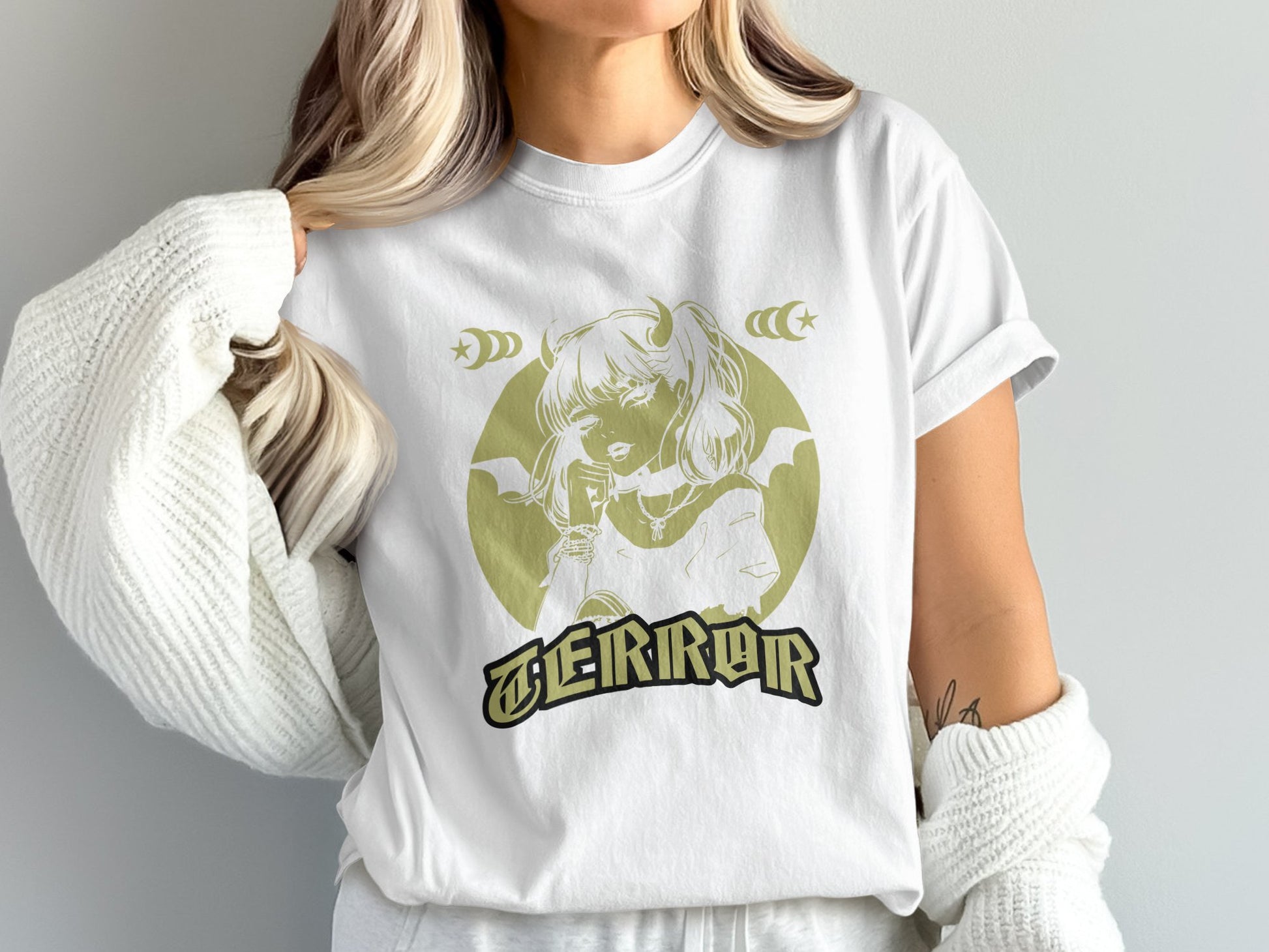 Terror Anime Graphic Tee Shirt Casual product