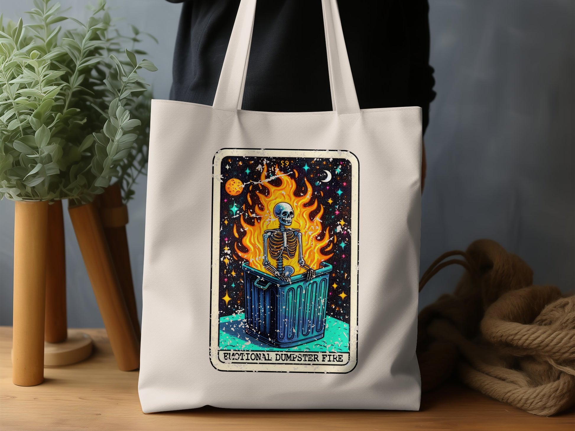 Emotional Dumpster Fire Tote Bag product