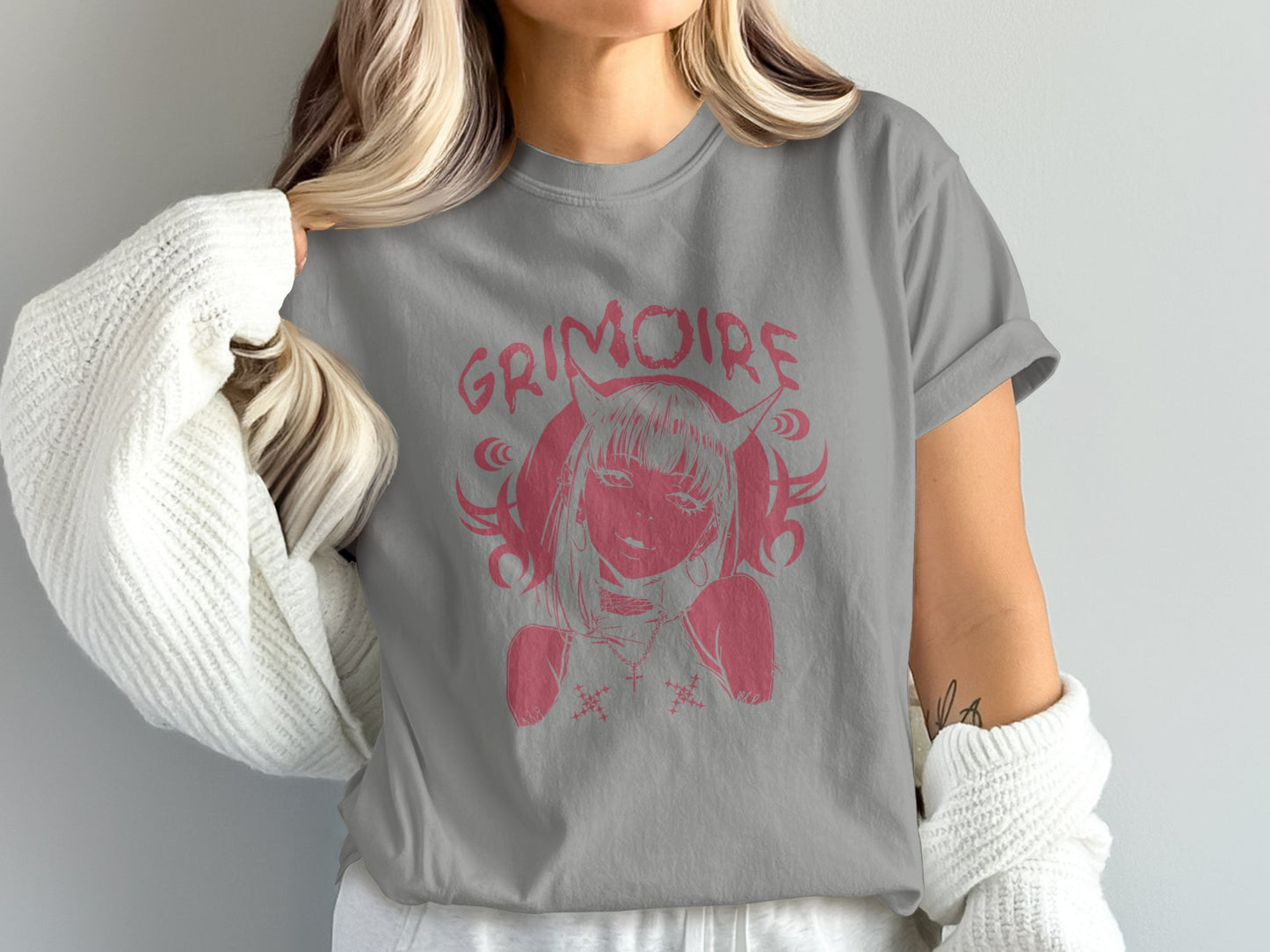 Grimoire Graphic Tee with Unique Design T-Shirt product type