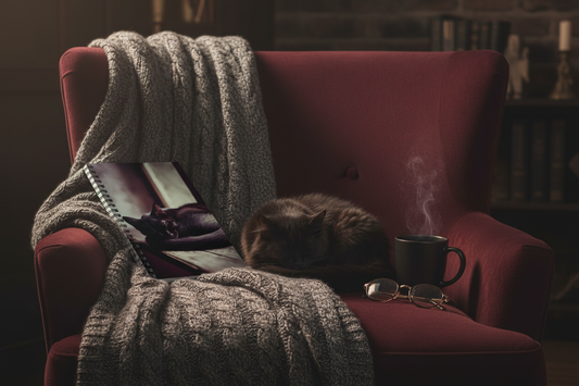 Cozy Cat Notebook Lifestyle