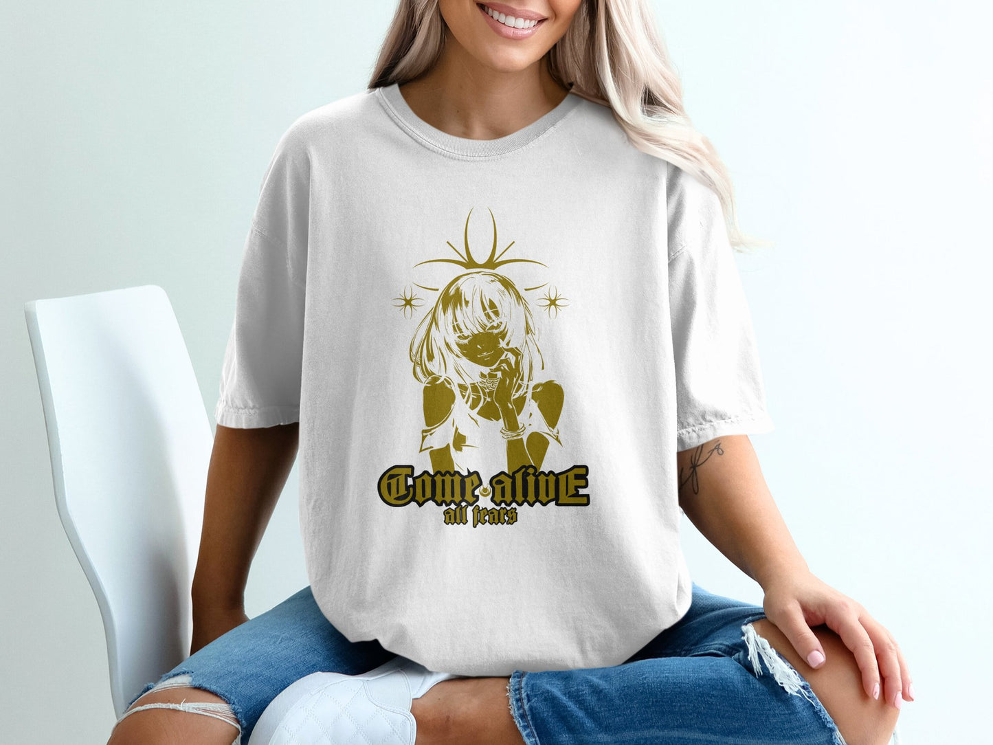 Come Alive Anime Themed Graphic T-shirt product