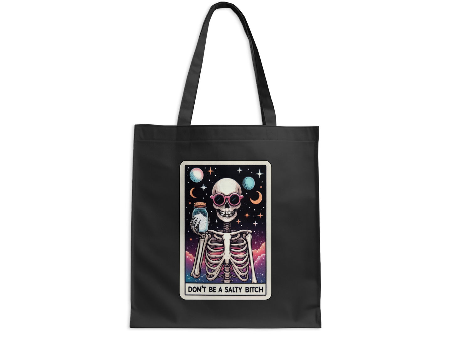 Don't Be A Salty Bitch Skeleton Tote Bag product type