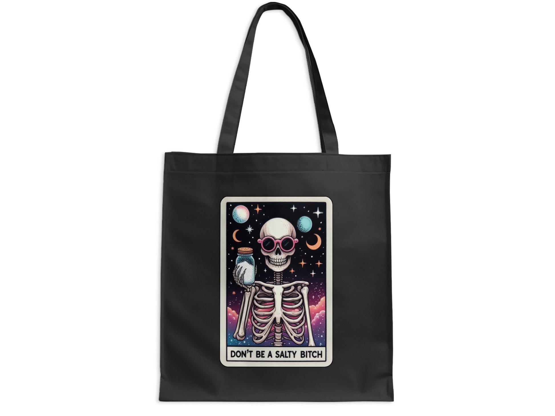Don't Be A Salty Bitch Skeleton Tote Bag product type