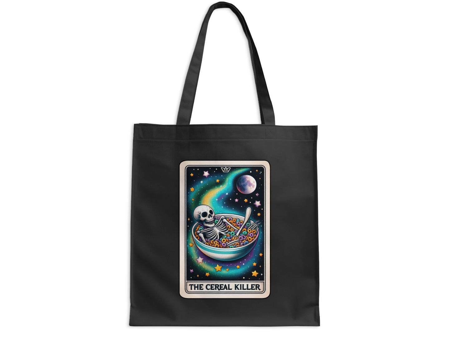 The Cereal Killer Skeleton Tote Bag For Groceries product type